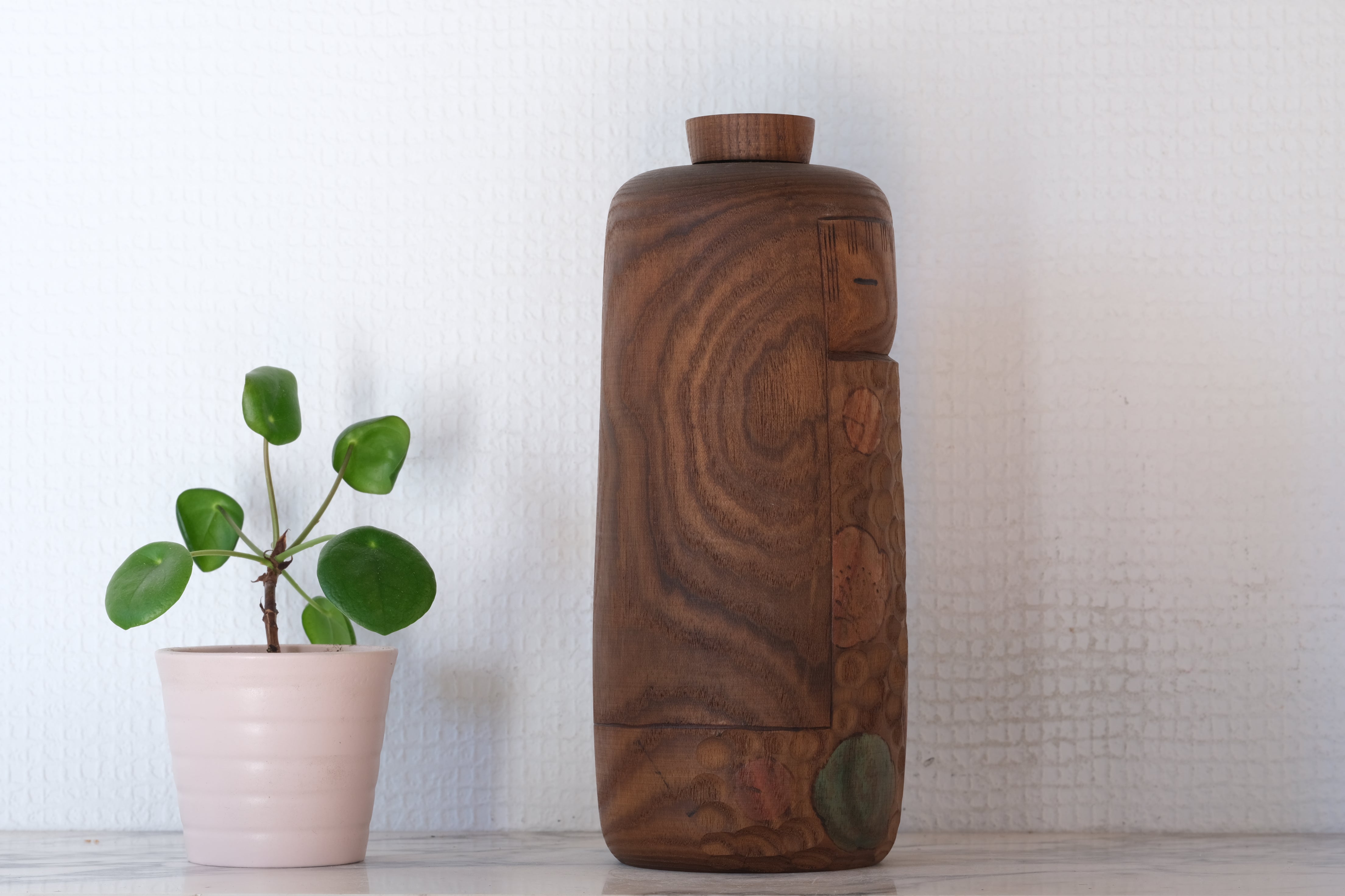 Exclusive Vintage Creative Kokeshi by Takanashi Hanpuushi | 20,5 cm