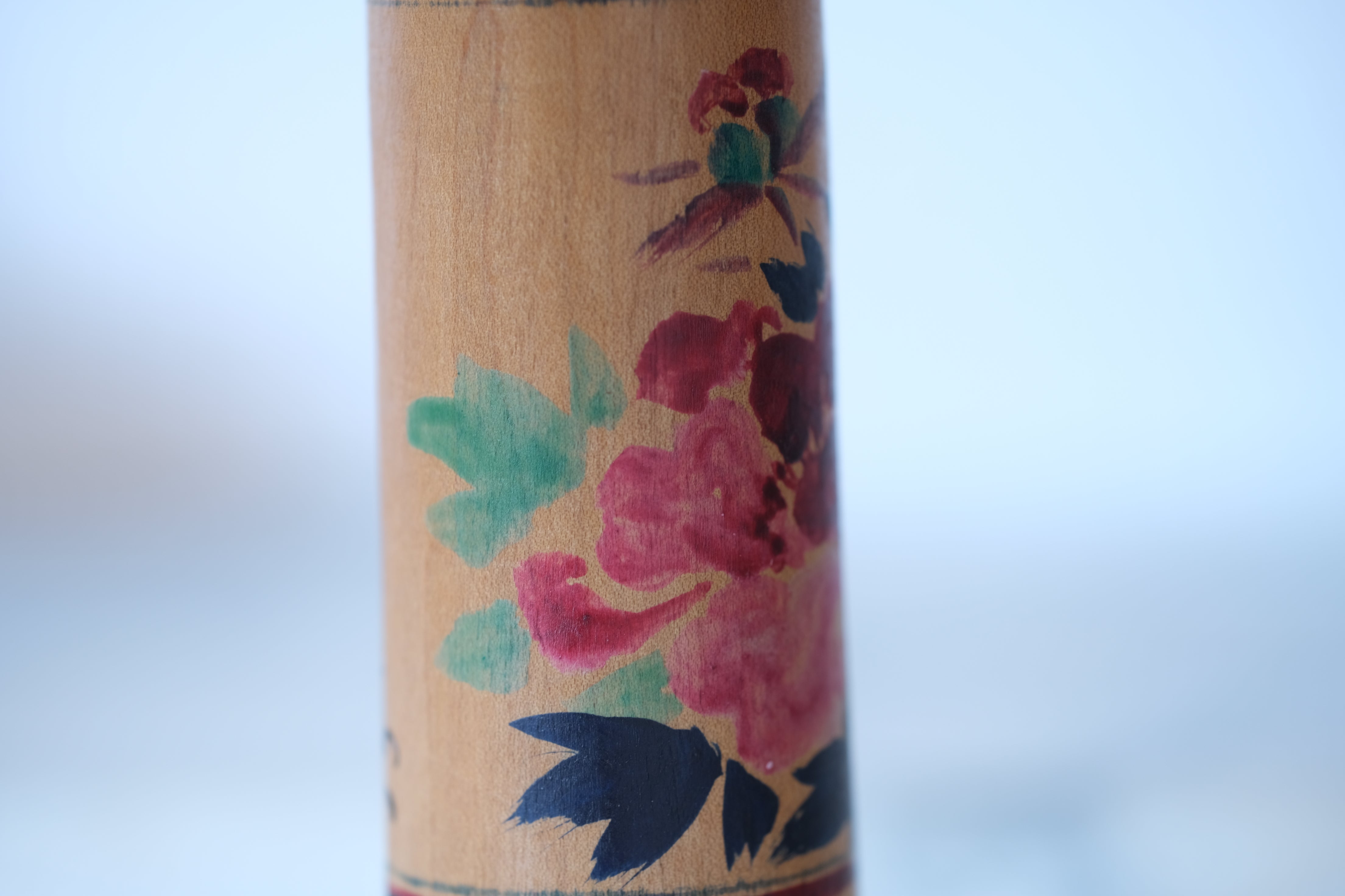 Exclusive Vintage Kijiyama Kokeshi by Takani Yohachi (1907-1994) | 18 cm