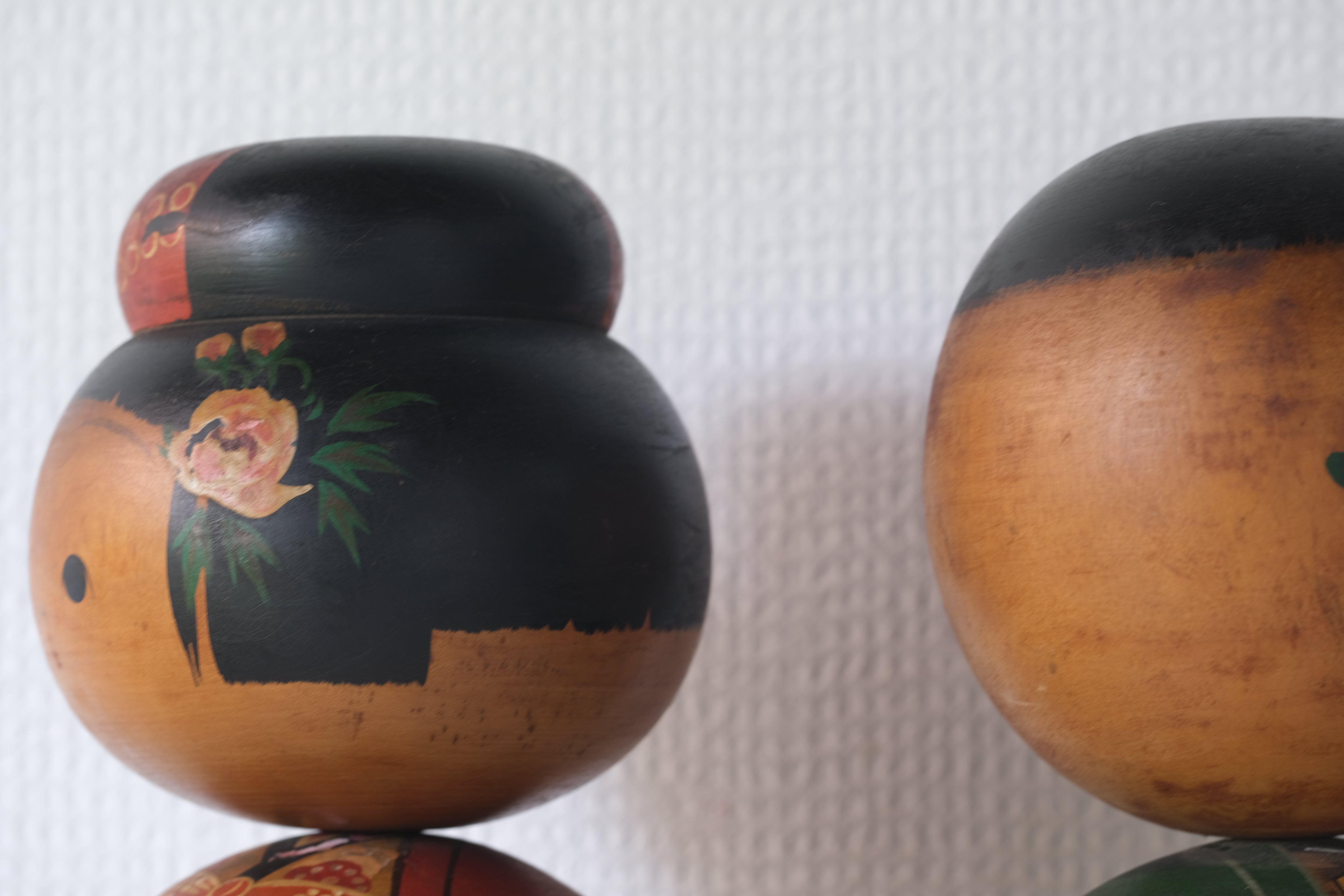 Large Pair of Vintage Creative Kokeshi | 23 cm