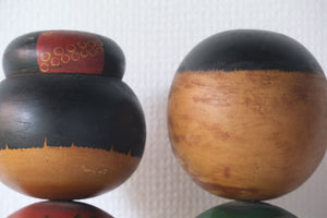 Large Pair of Vintage Creative Kokeshi | 23 cm