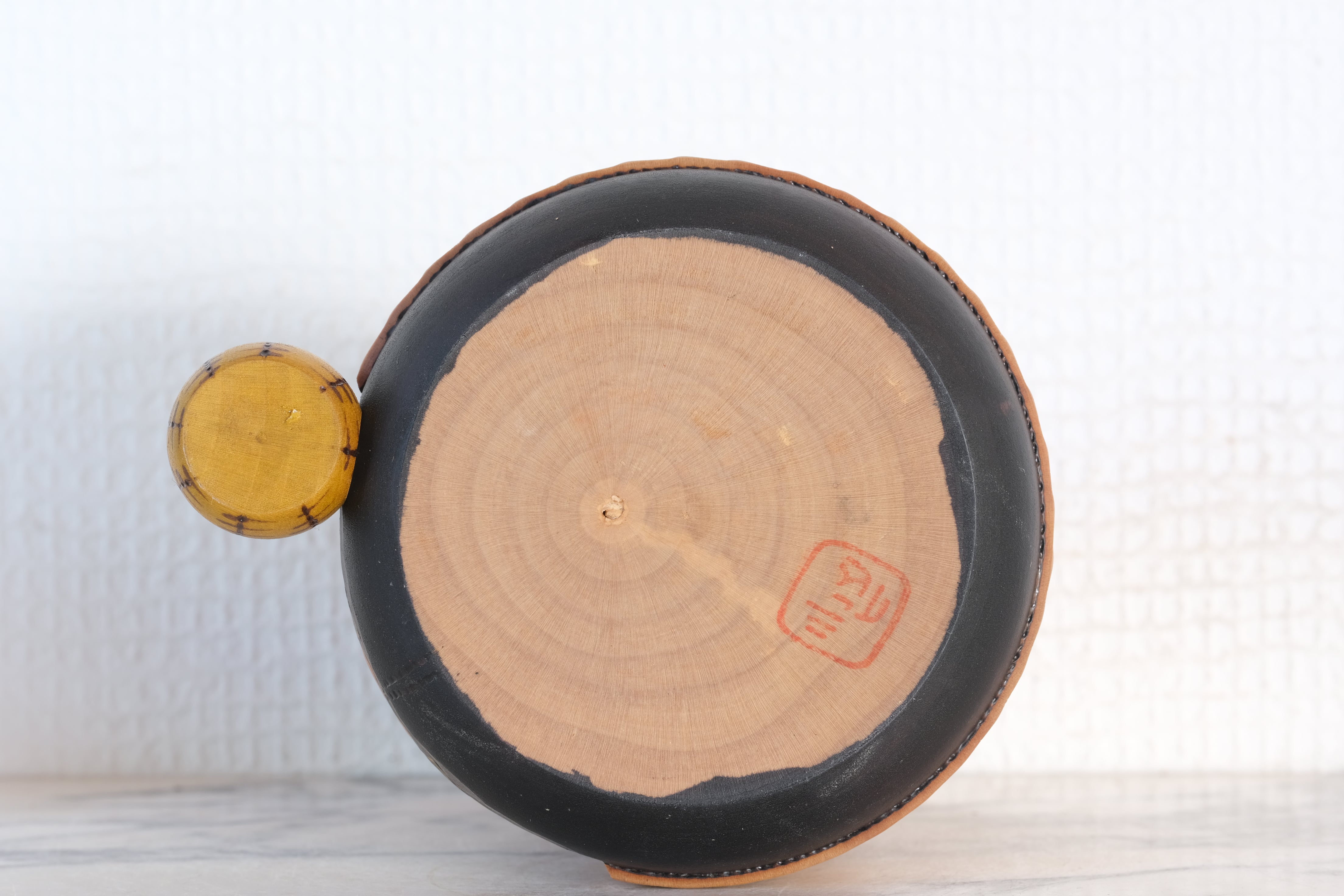 Exclusive Vintage Sosaku Kokeshi by Sansaku Sekiguchi 関口 三作 (1925-2018) | Titled: 太公望 - Taikobo - Angler | 16,5 cm