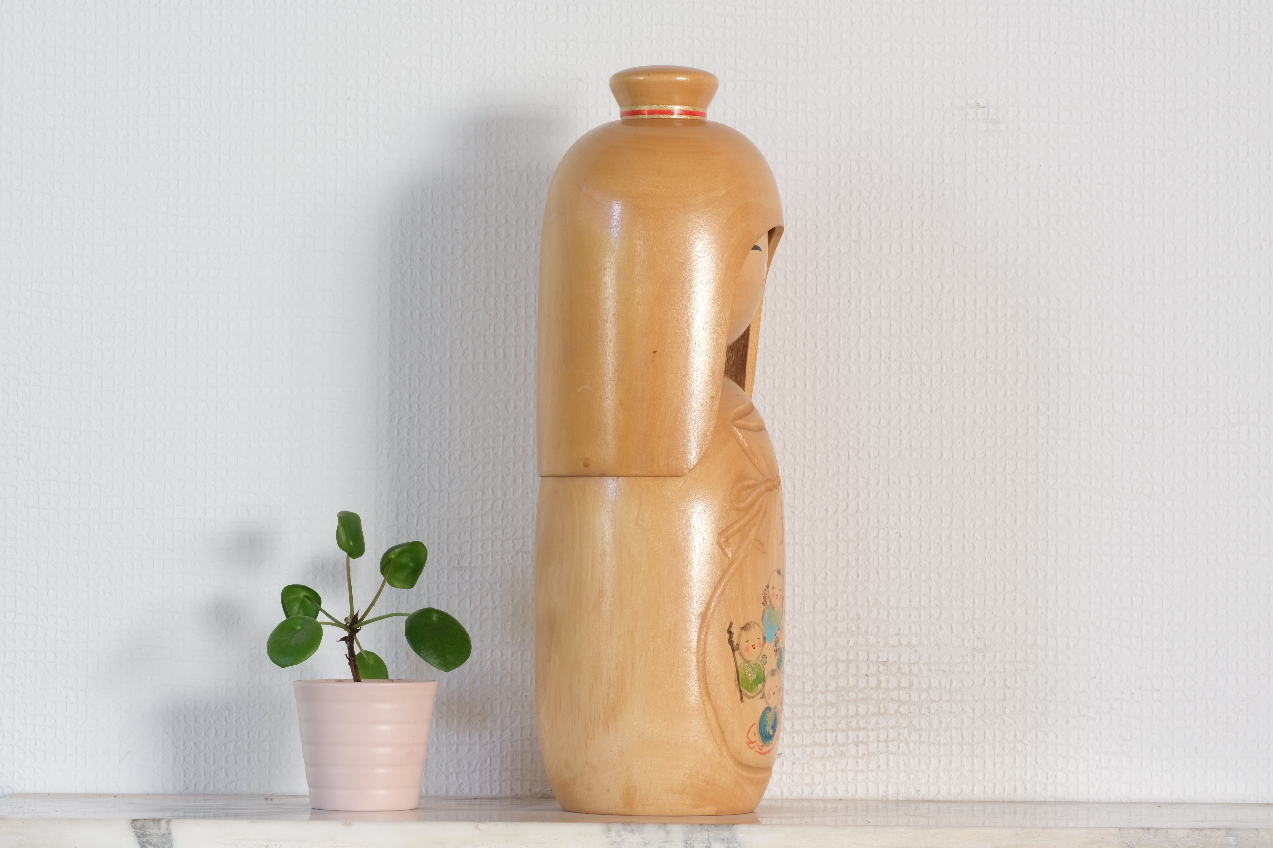 Vintage Creative Kokeshi by Sato Koson | Seven Lucky Gods | 34,5 cm