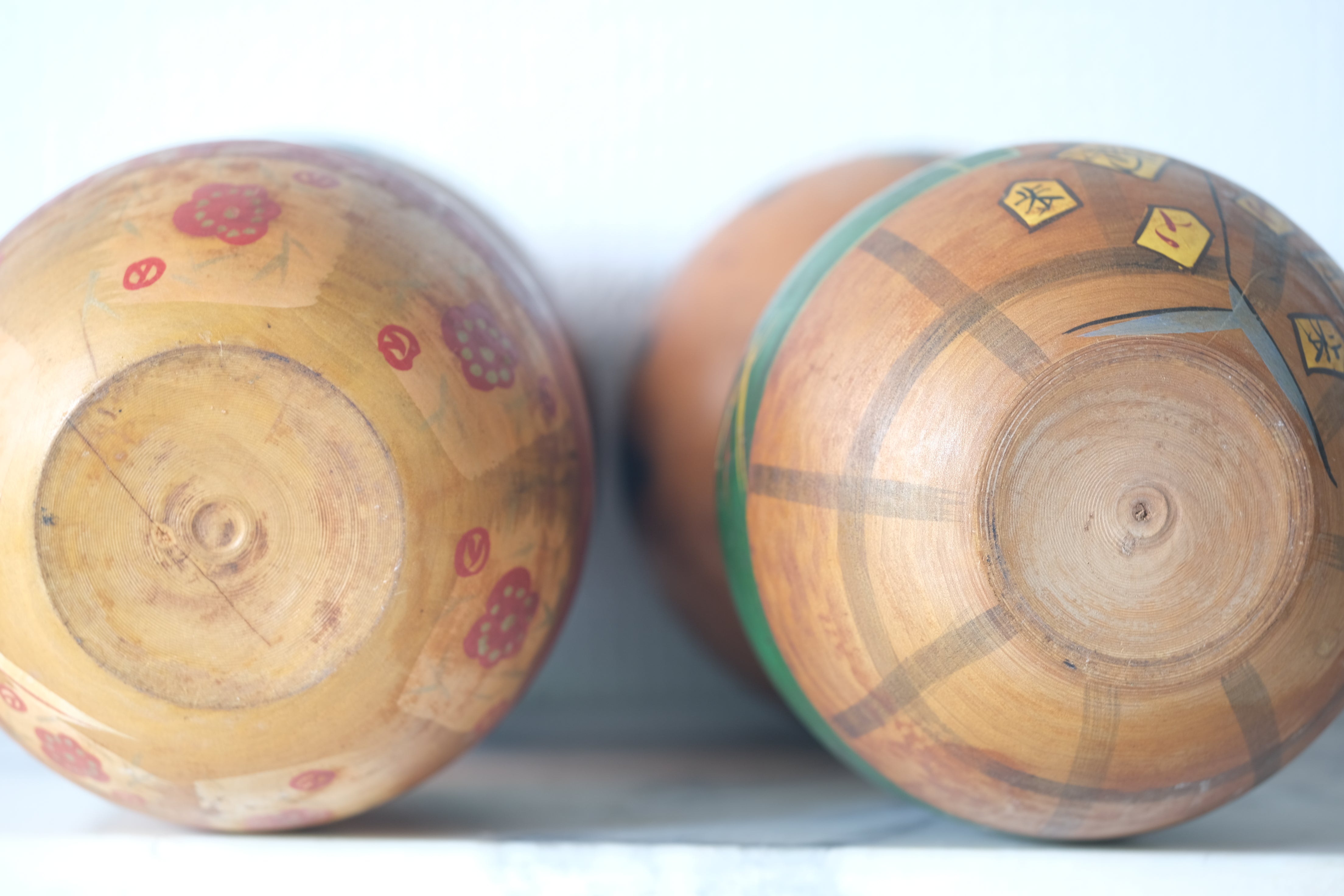 Large Pair of Vintage Creative Kokeshi | 23 cm