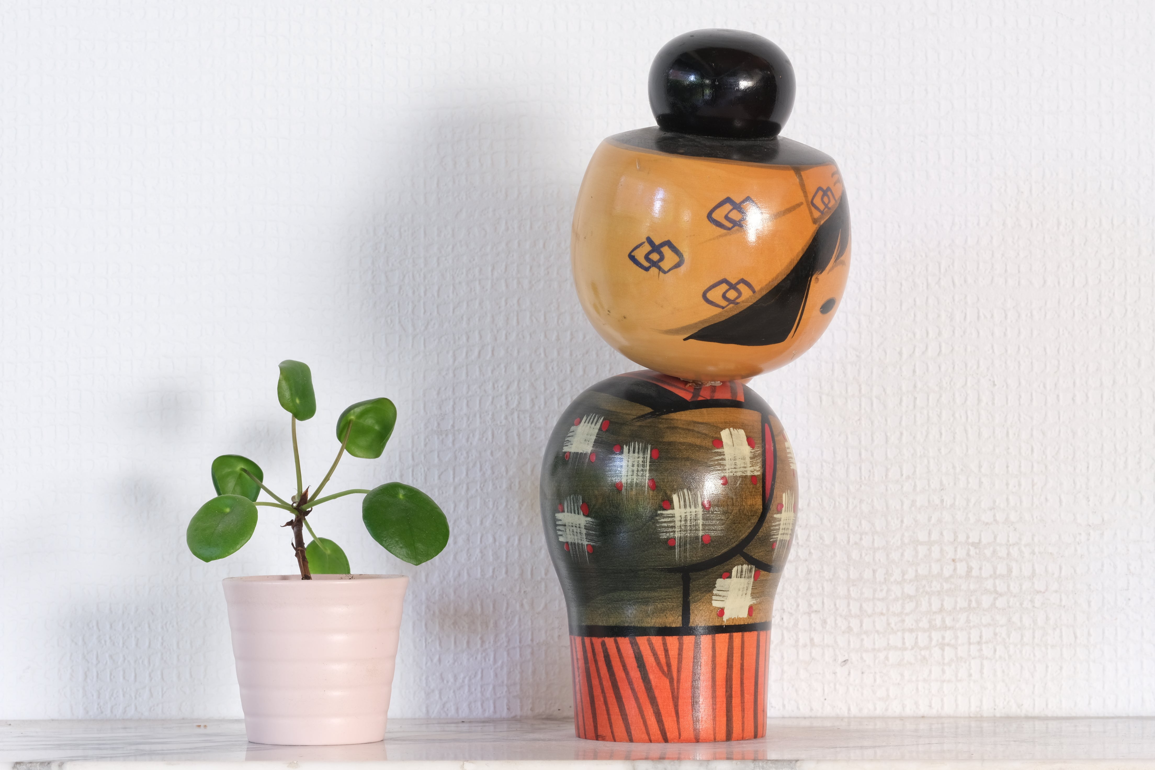 Vintage Creative Kokeshi by Miyashita Hajime (1940-retired) | Oshin - Babysitter | 24,5 cm