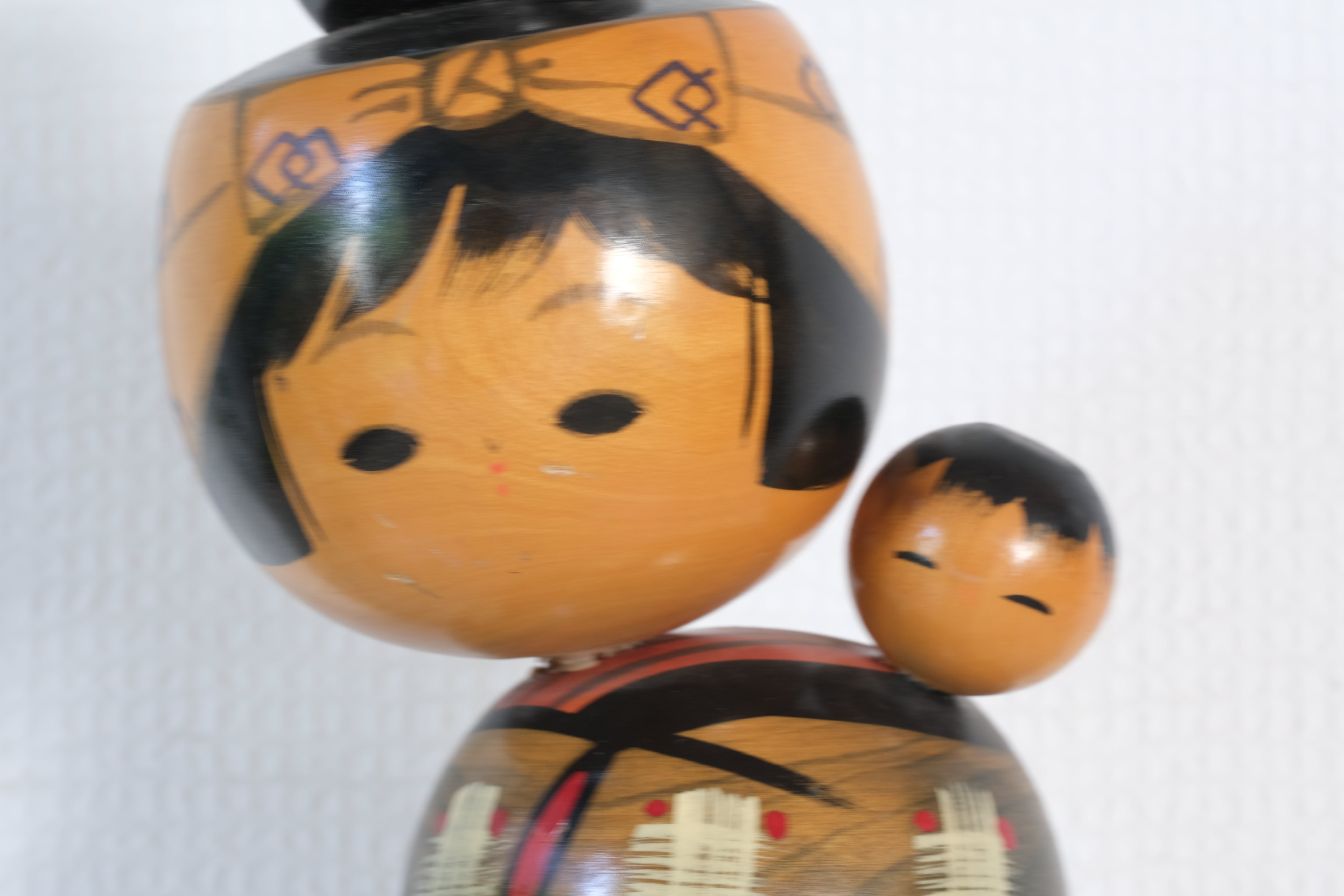 Vintage Creative Kokeshi by Miyashita Hajime (1940-retired) | Oshin - Babysitter | 24,5 cm