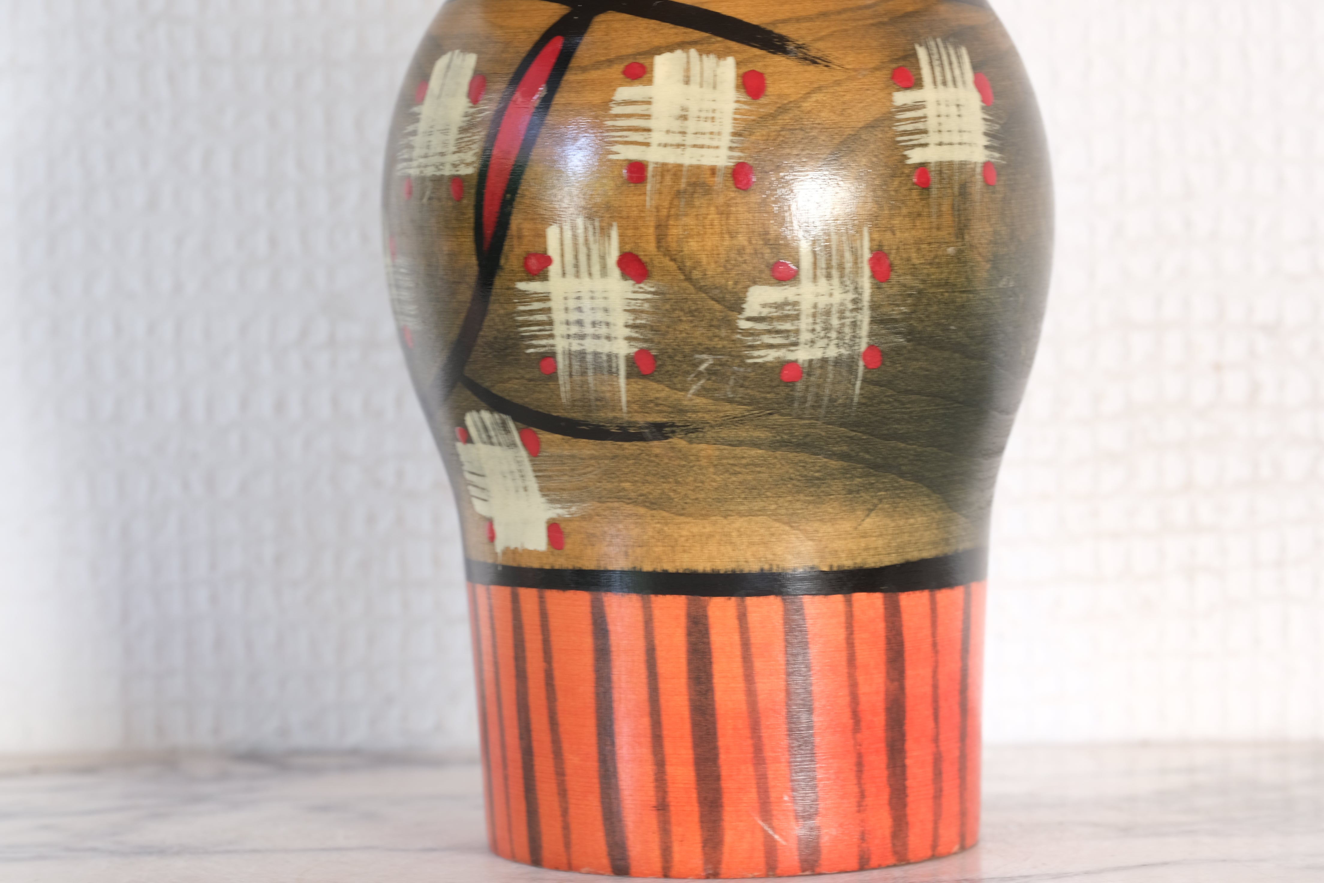 Vintage Creative Kokeshi by Miyashita Hajime (1940-retired) | Oshin - Babysitter | 24,5 cm