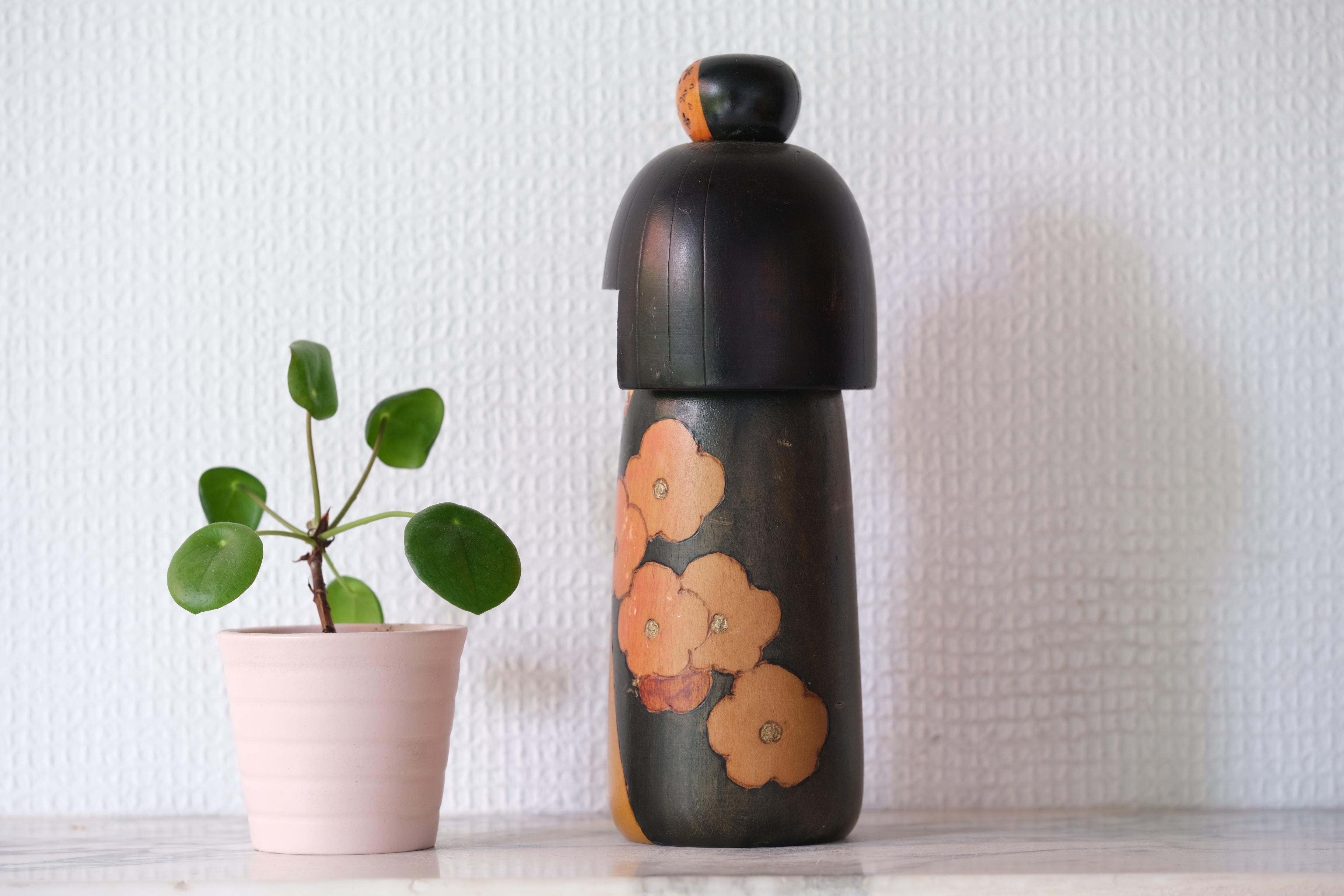 Rare Vintage Gumma Kokeshi by Kazuo Takamizawa 高見沢一夫 (1927-) | 21,5 cm