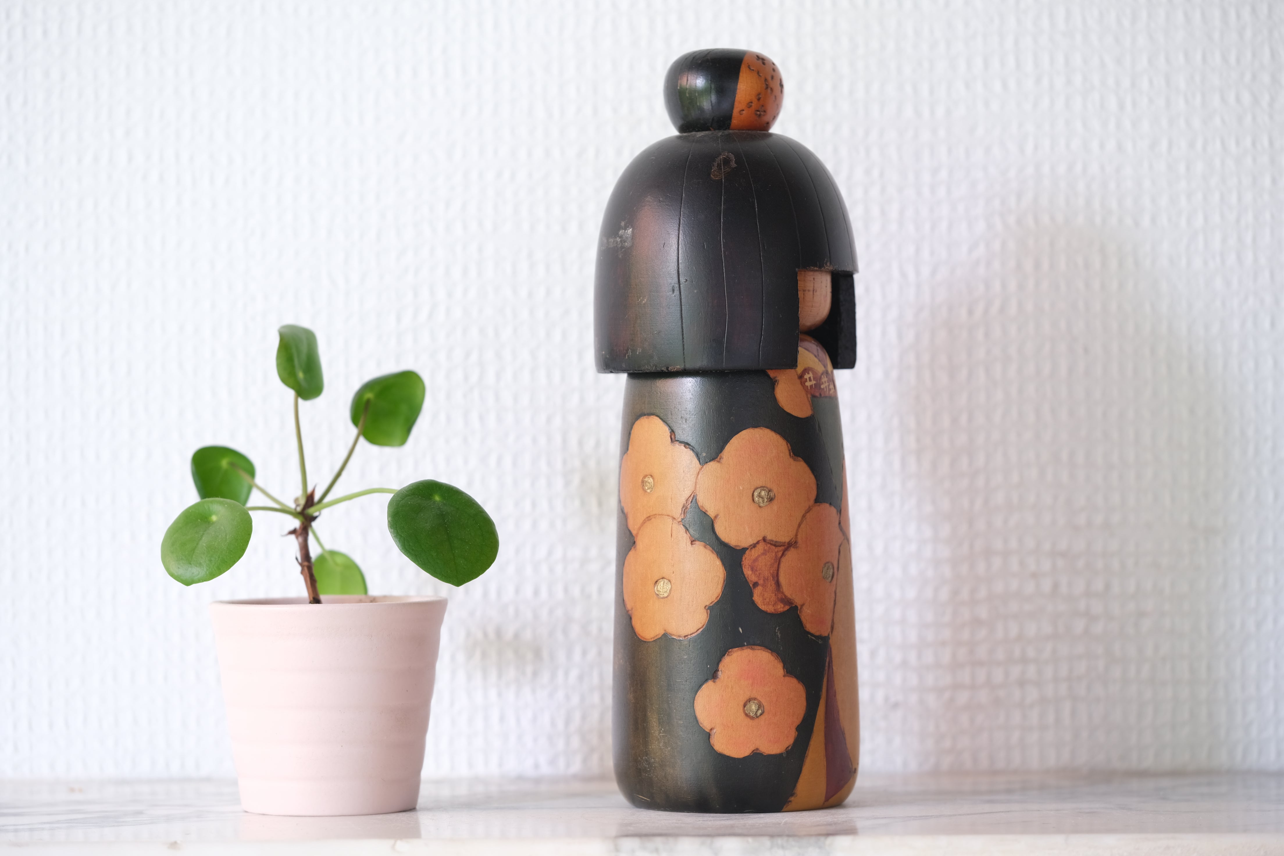 Rare Vintage Gumma Kokeshi by Kazuo Takamizawa 高見沢一夫 (1927-) | 21,5 cm