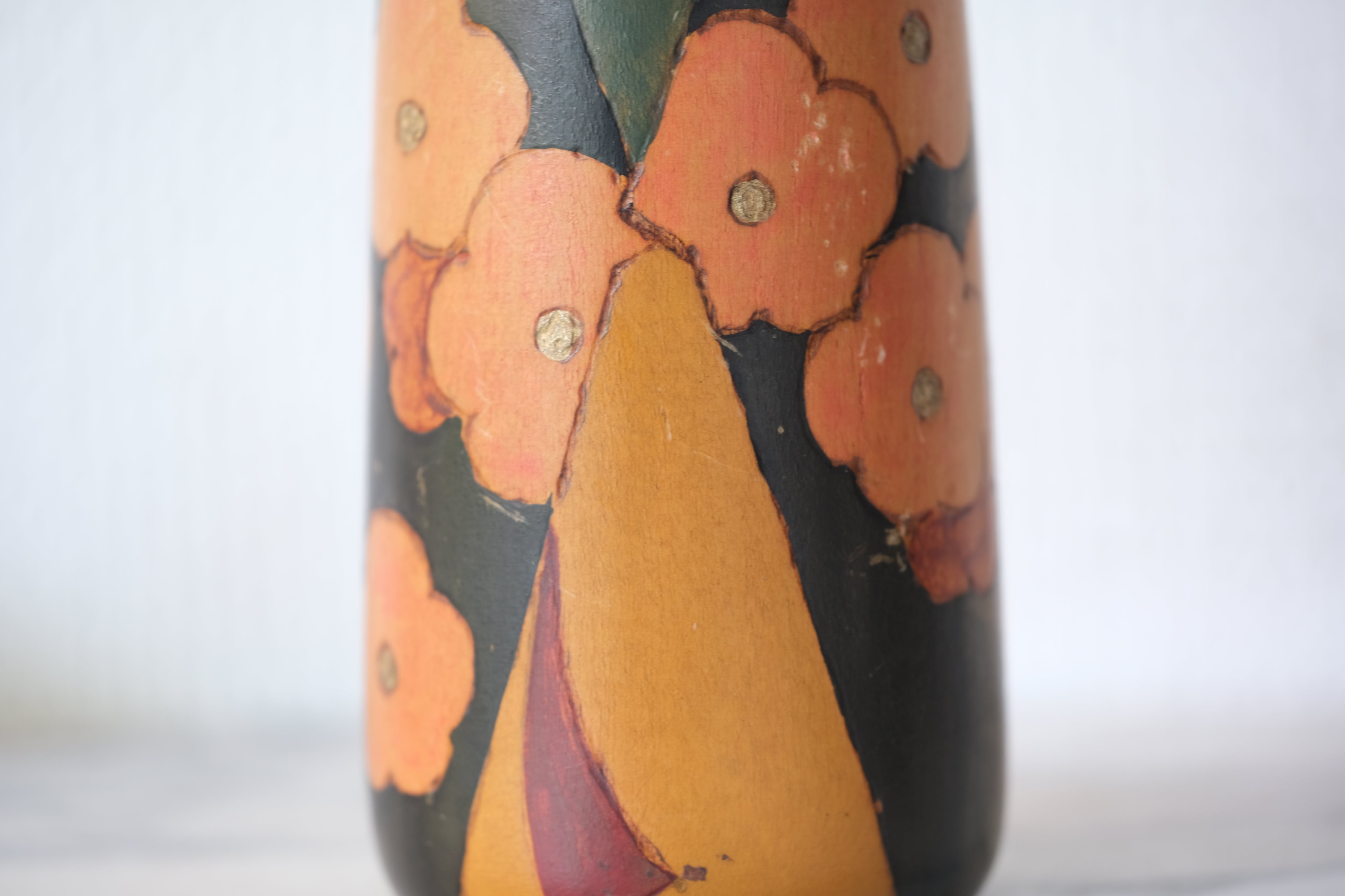 Rare Vintage Gumma Kokeshi by Kazuo Takamizawa 高見沢一夫 (1927-) | 21,5 cm