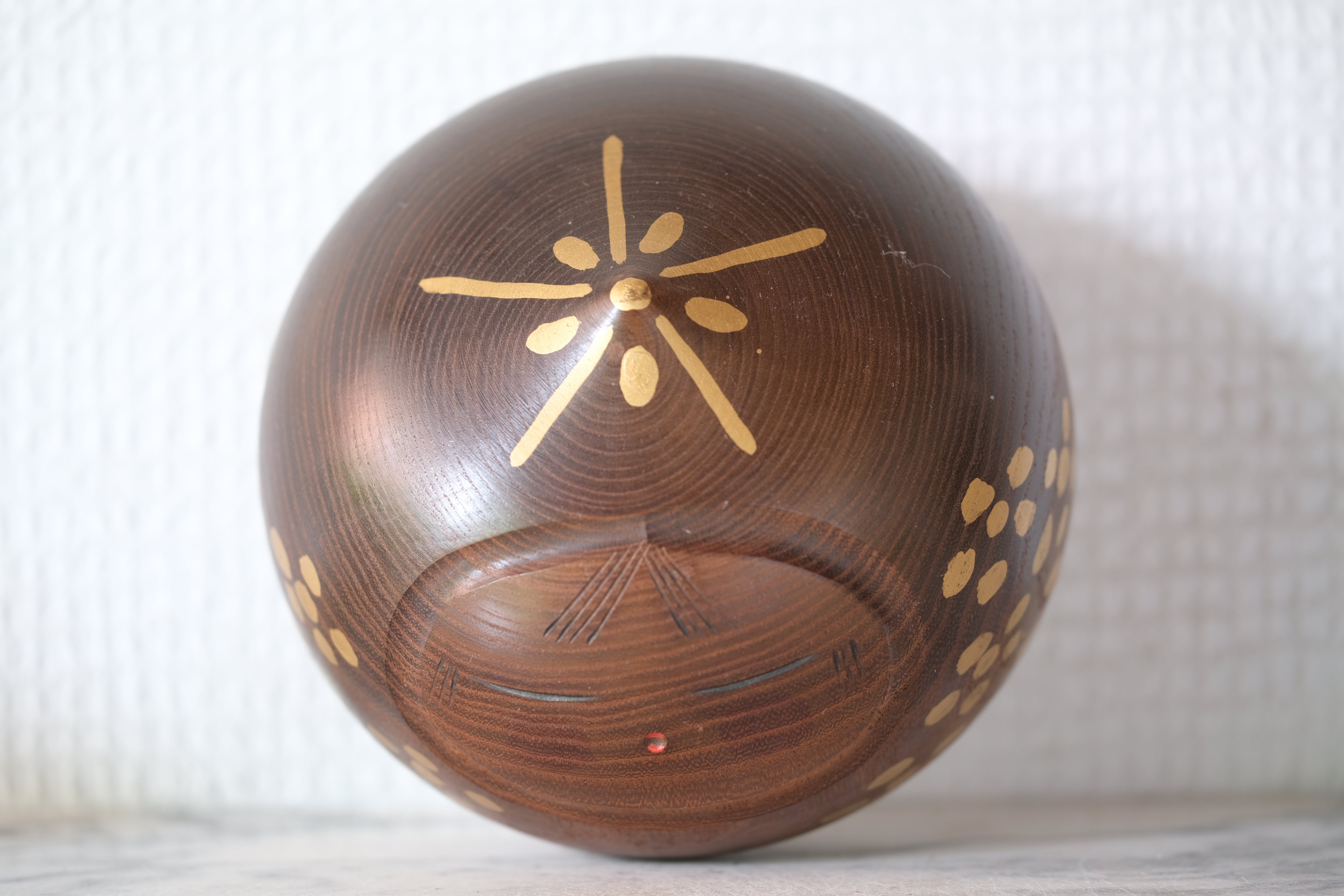 Vintage Creative Kokeshi by Miyajima Muhitsu 宮島 無筆 (1929-) | 7 cm