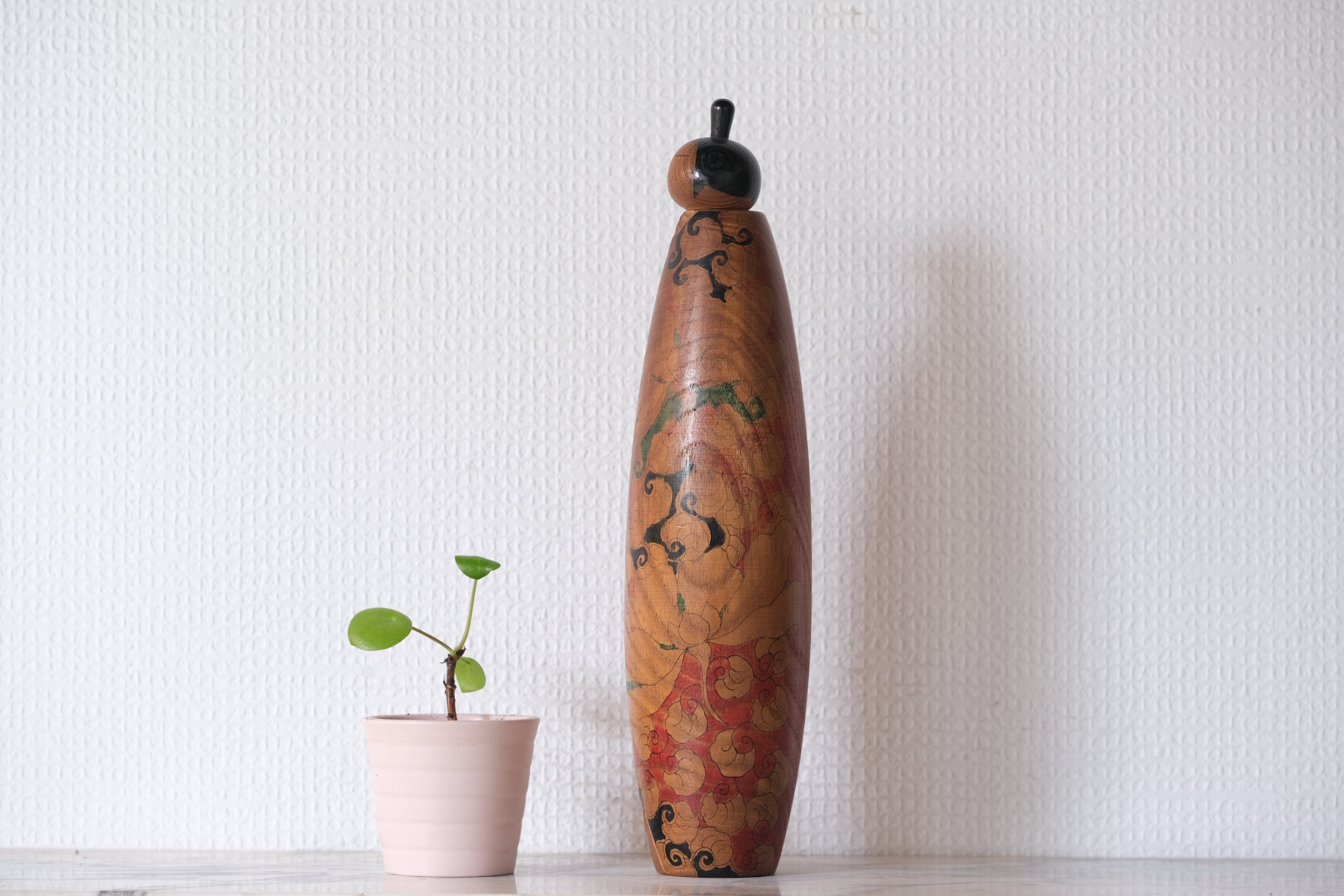 Exclusive Vintage Creative Kokeshi By Issetsu Kuribayashi (1924-2011) | 30 cm