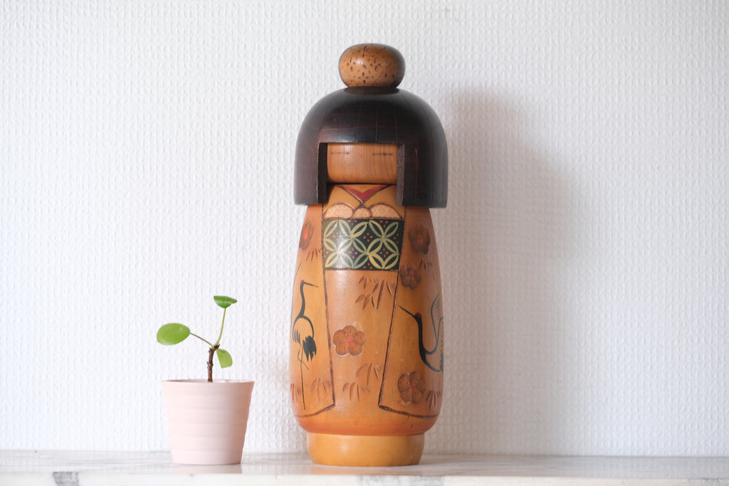 Exclusive Vintage Gumma Kokeshi By Kazuo Takamizawa (1927-) | 30,5 cm