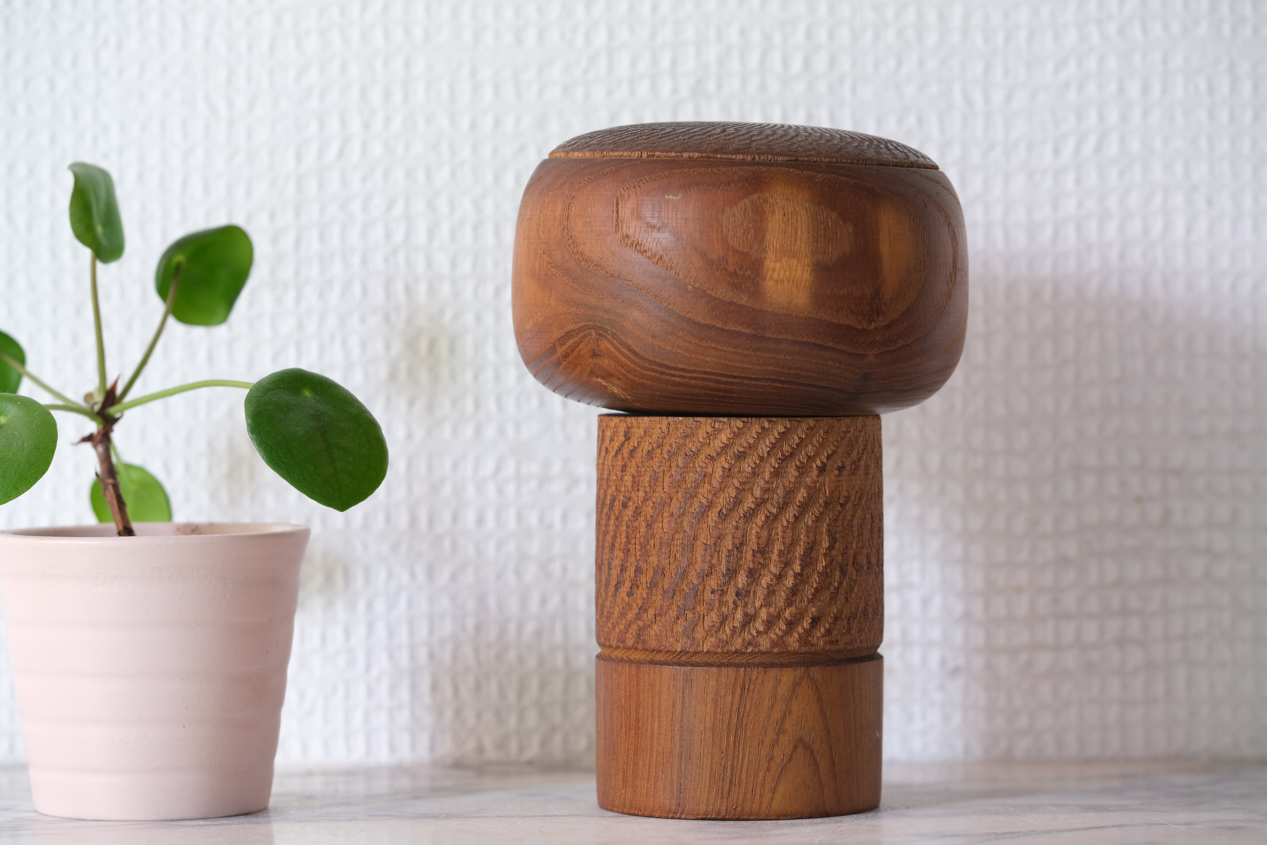 Exclusive Vintage Sosaku Kokeshi by Hideo Ishihara (1925-1999) | 14 cm