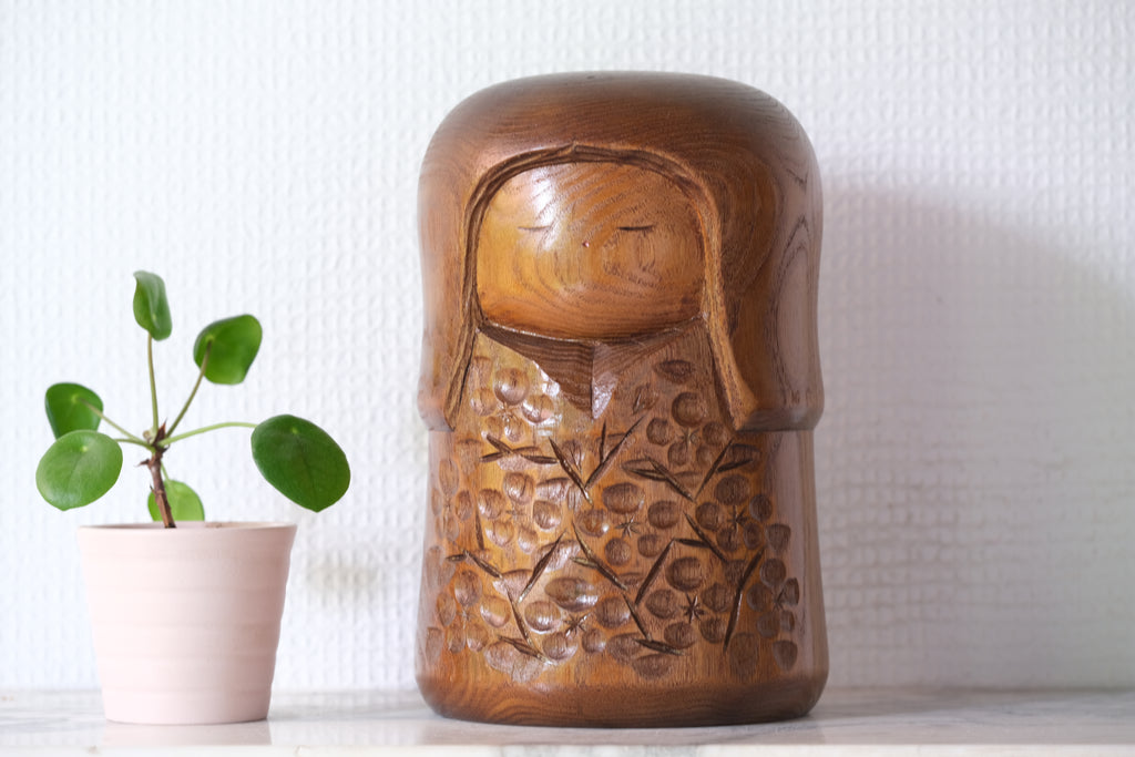 Exclusive Vintage Creative Kokeshi by Takeda Masashi (1930-) | 19,5 cm