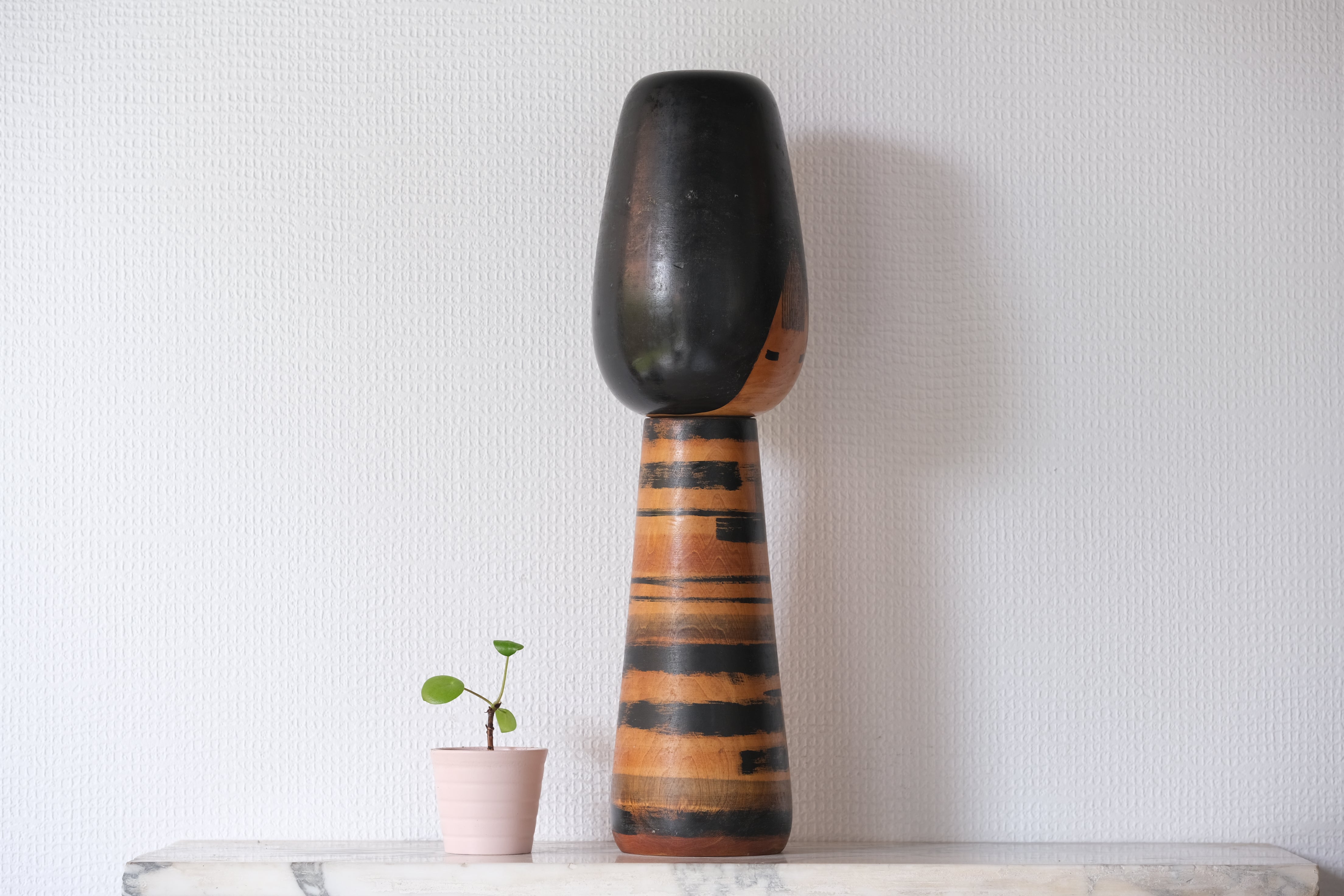 Exclusive Vintage Sosaku Kokeshi by Hideo Ishihara (1925-1999) | 44,5 cm