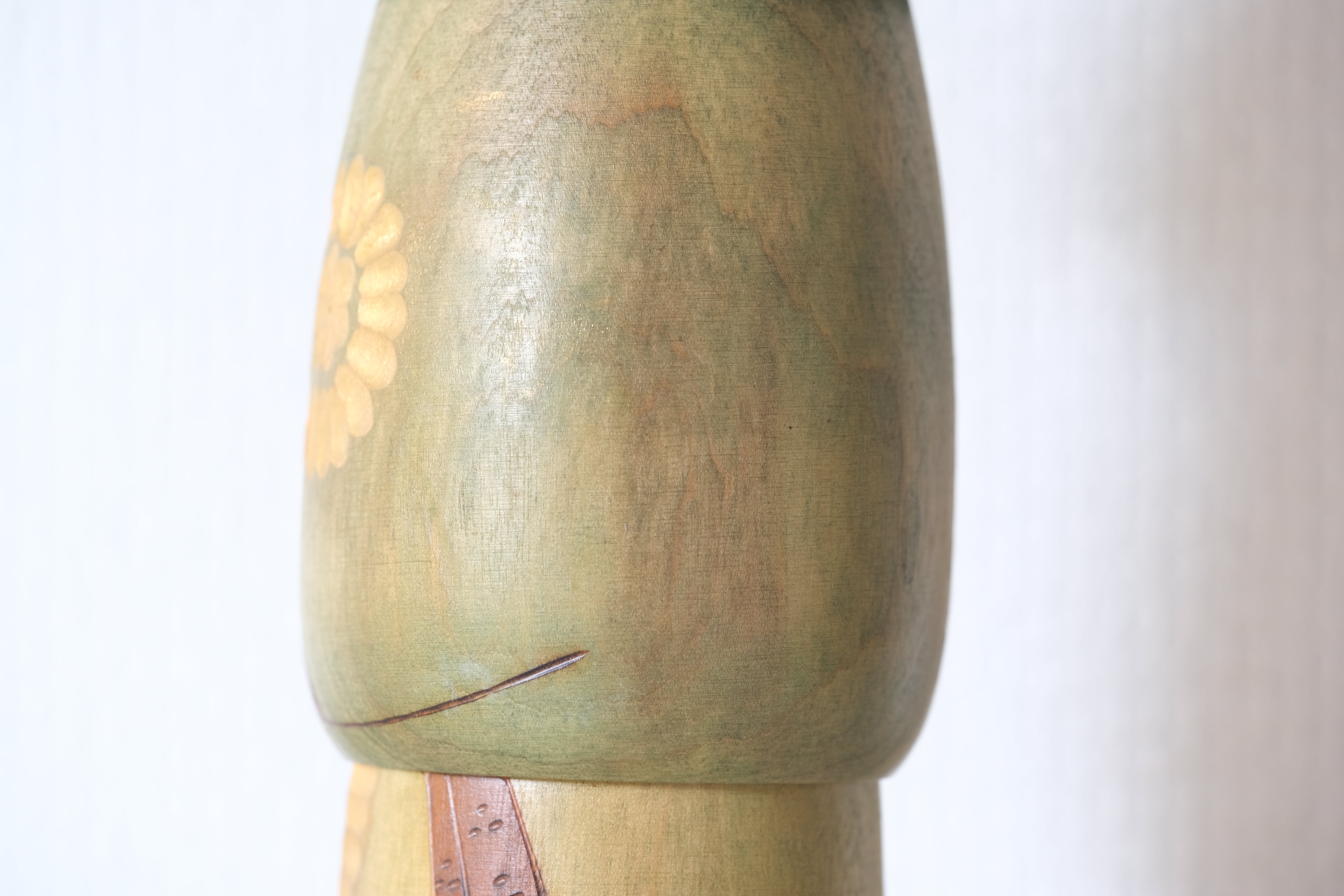 Vintage Gumma Kokeshi By Kazuo Takamizawa 高見沢一夫 (1927-) | Titled: 優雅 - Elegance | 24,5 cm