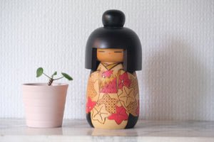 Rare Vintage Gumma Kokeshi By Kazuo Takamizawa 高見沢一夫 (1927-) | 16 cm