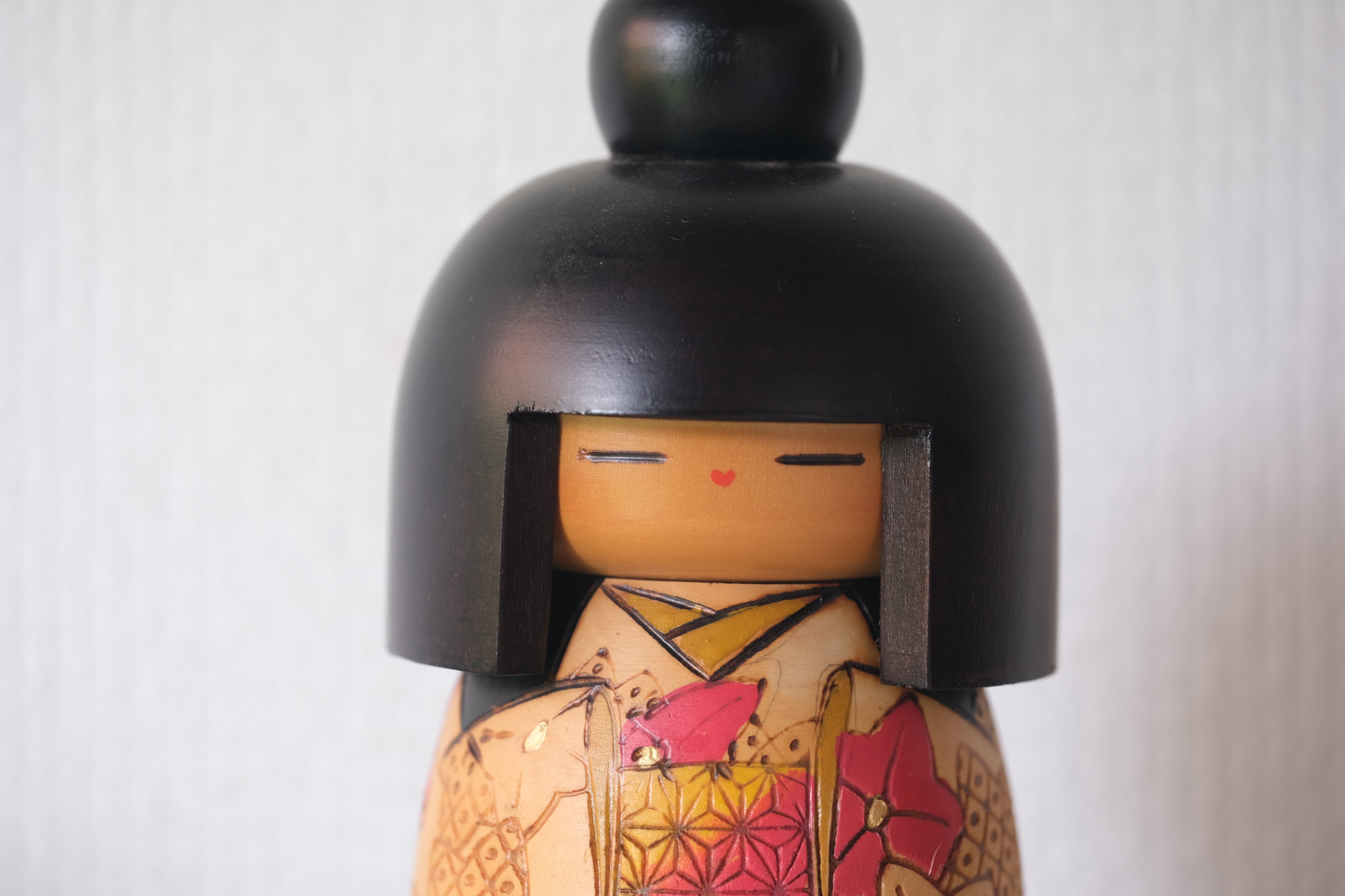 Rare Vintage Gumma Kokeshi By Kazuo Takamizawa 高見沢一夫 (1927-) | 16 cm