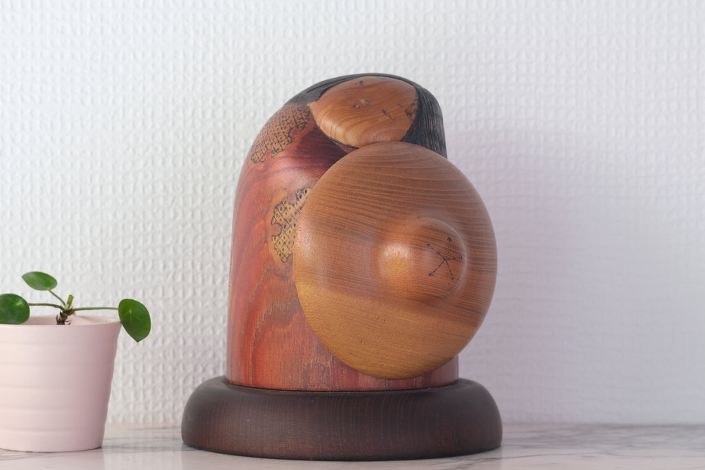 Exclusive Vintage Creative Kokeshi by Sansaku Sekiguchi (1925-2018) | 17 cm