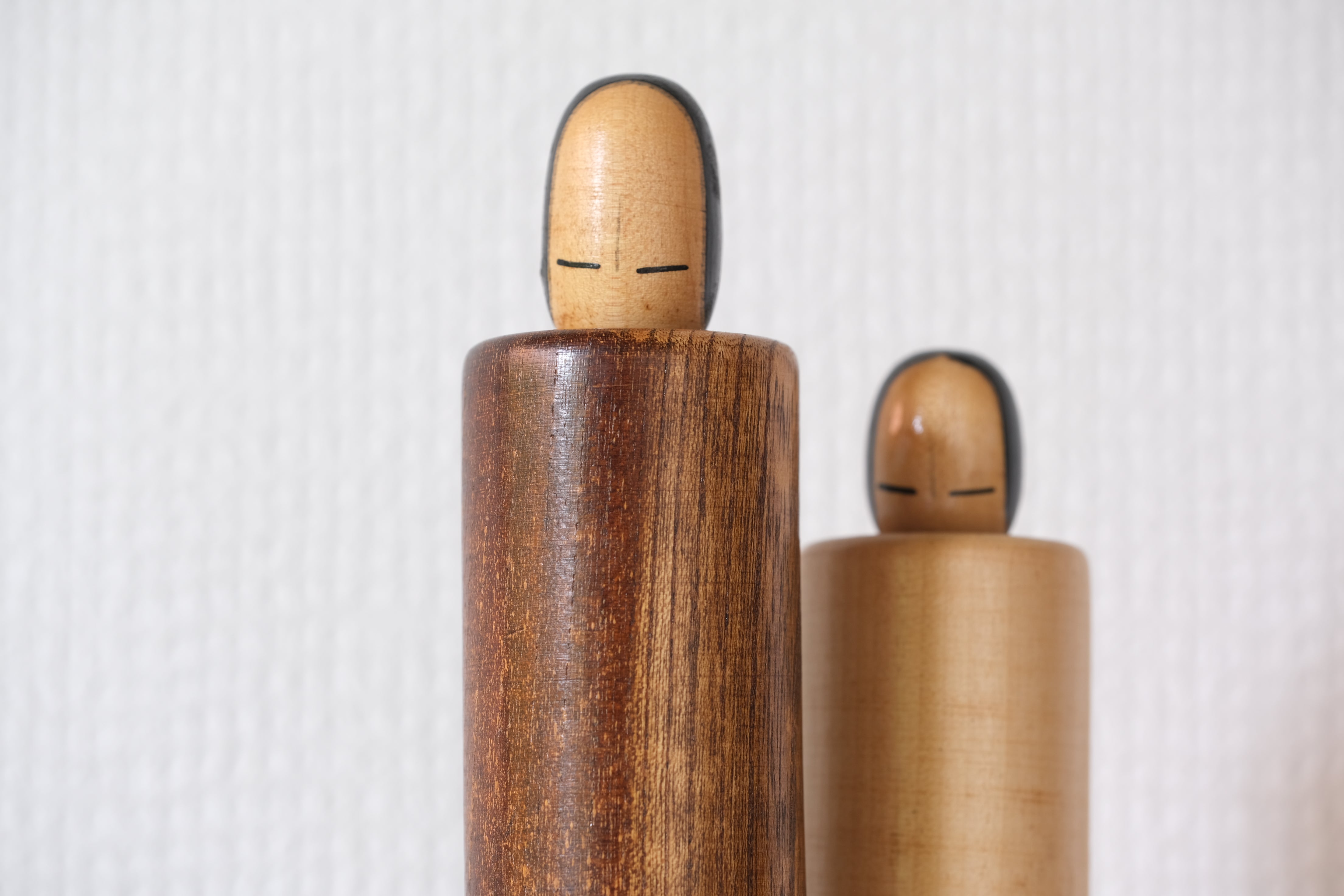 Rare Set of Sosaku Kokeshi by Shozan Shido (1932-1995) | With Original | 23 cm
