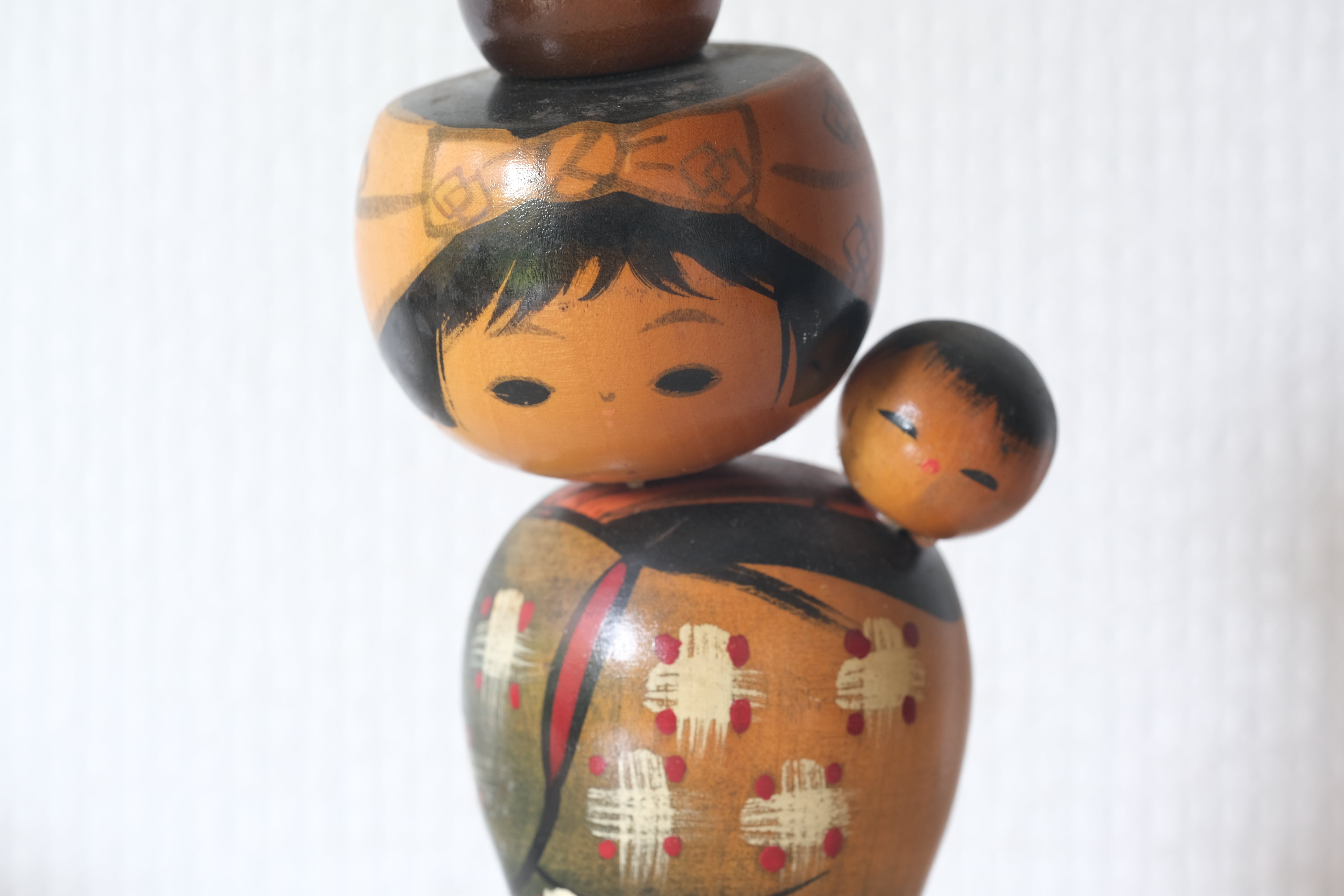 Vintage Creative Kokeshi by Miyashita Hajime (1940-retired) | Oshin - Babysitter | 15,5 cm