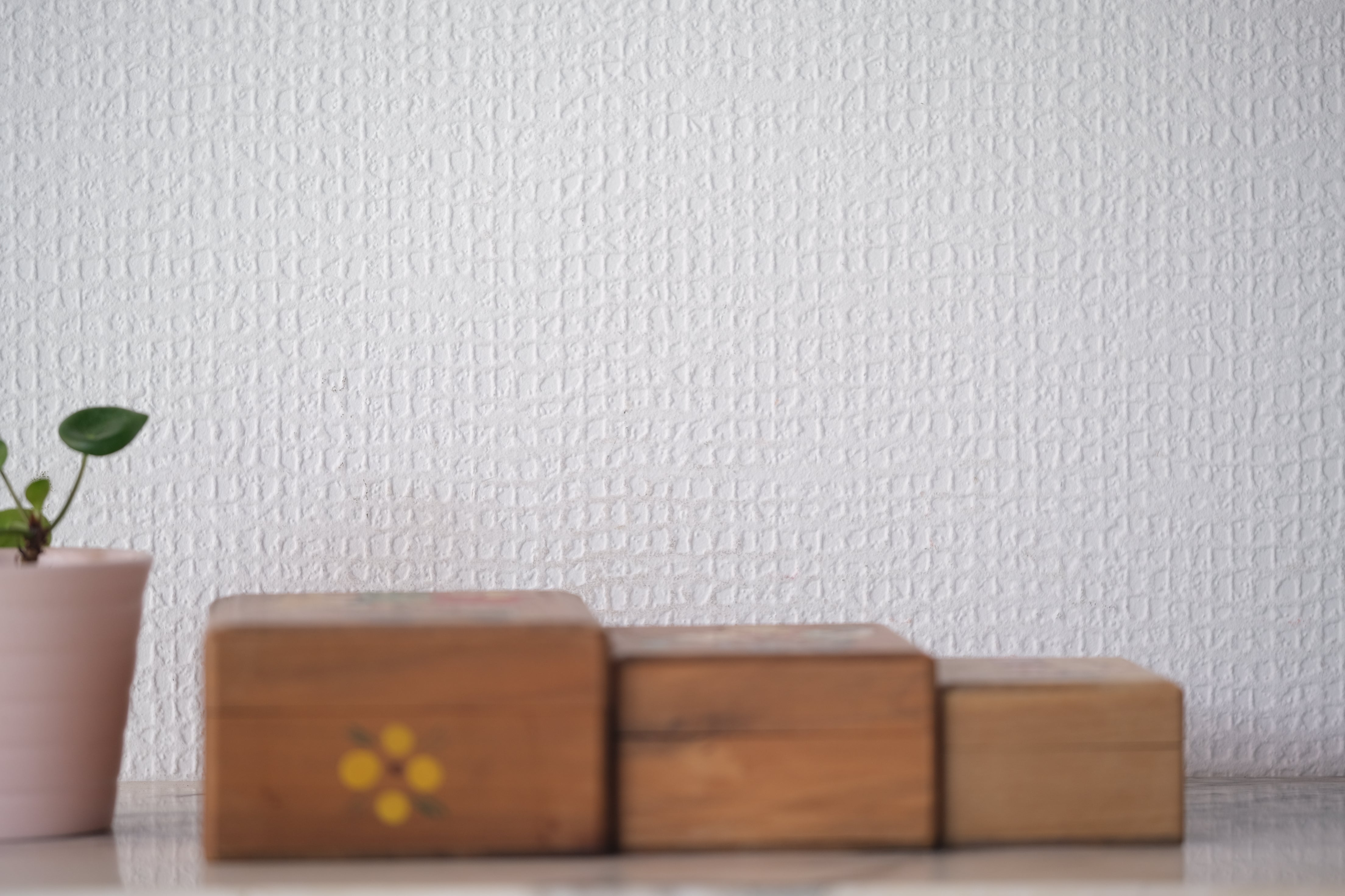 Three Vintage Kokeshi Jewelry boxes | They fit in each oyther | 10 cm x 8,5 cm x 5 cm