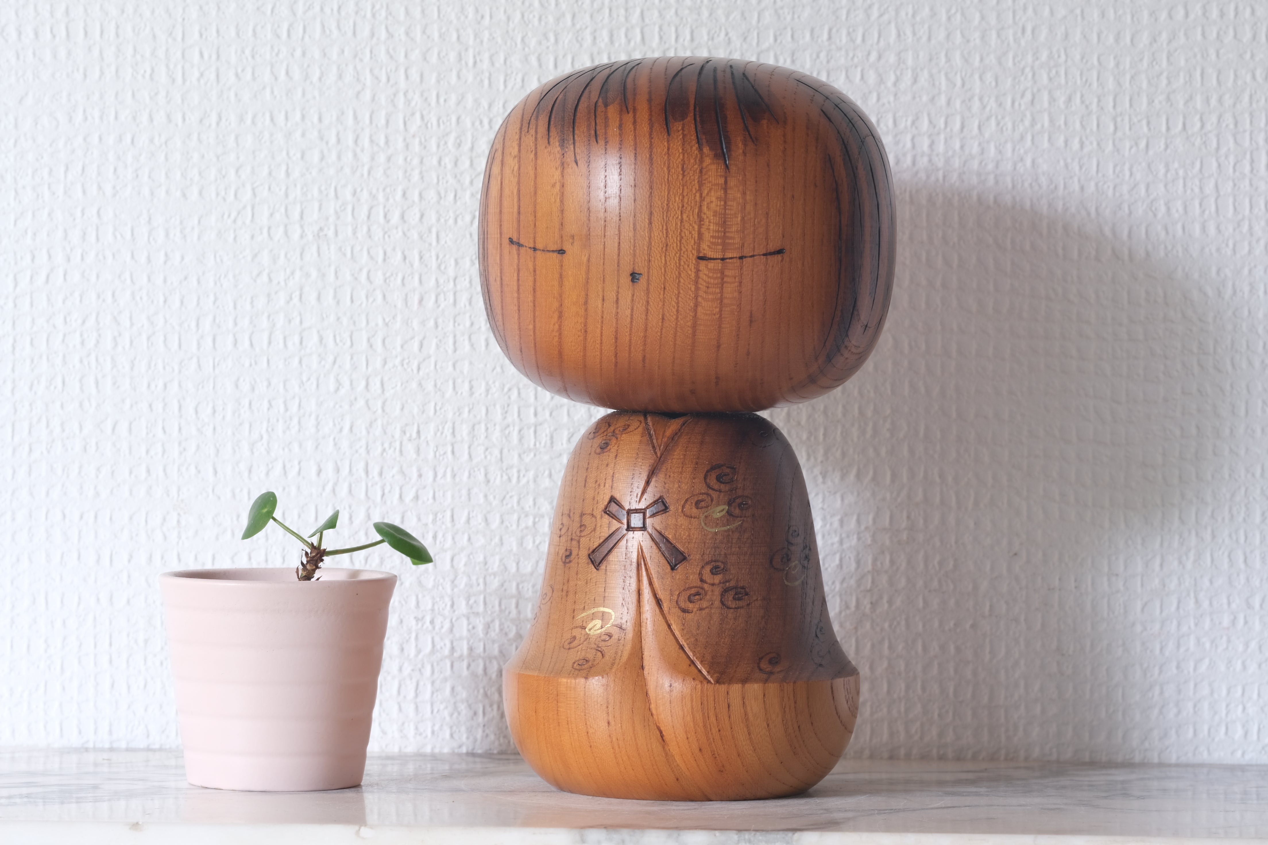 Rare Vintage Creative Kokeshi by Tsujita Ryozo 辻田亮三 (1923-) | 20 cm