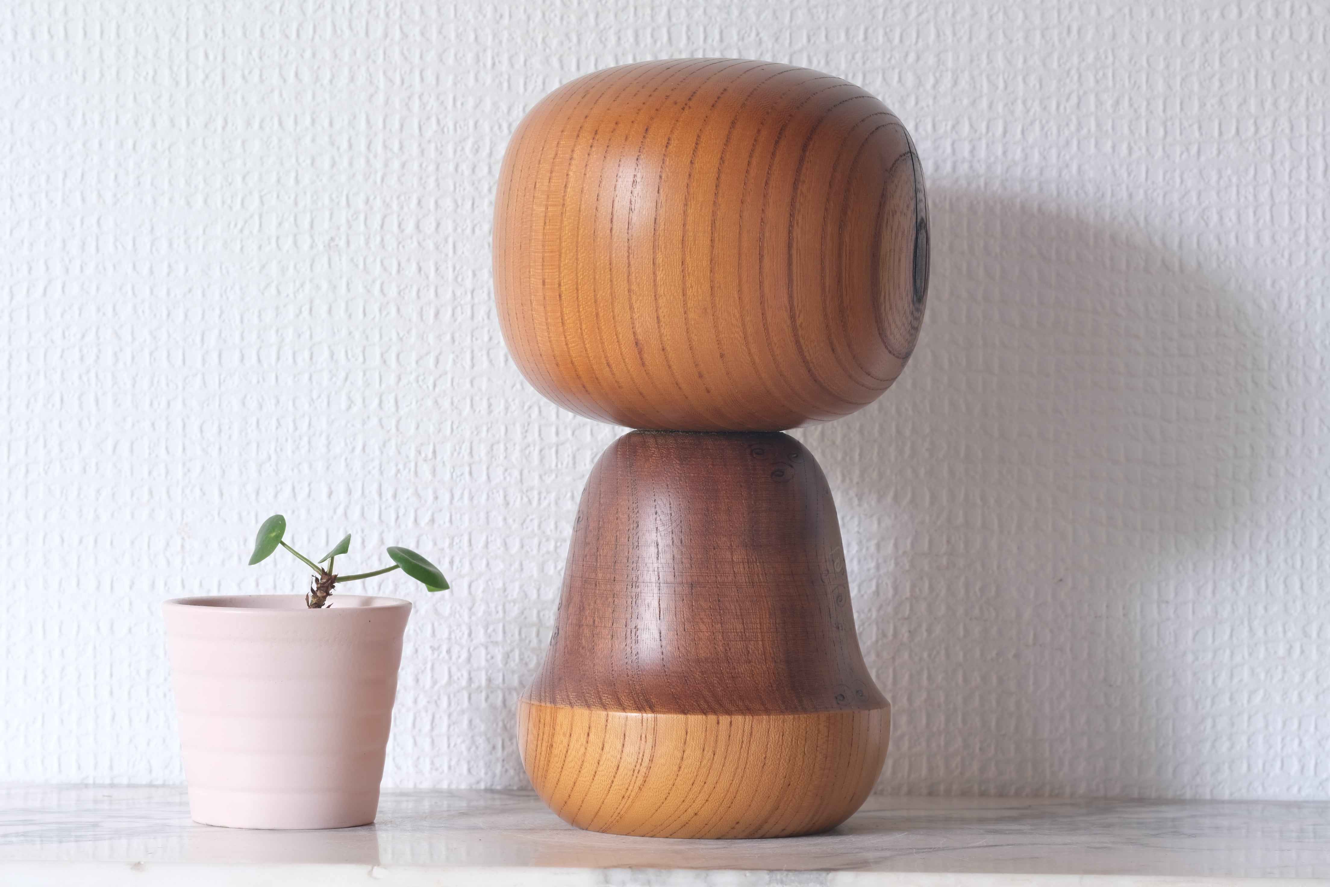 Rare Vintage Creative Kokeshi by Tsujita Ryozo 辻田亮三 (1923-) | 20 cm