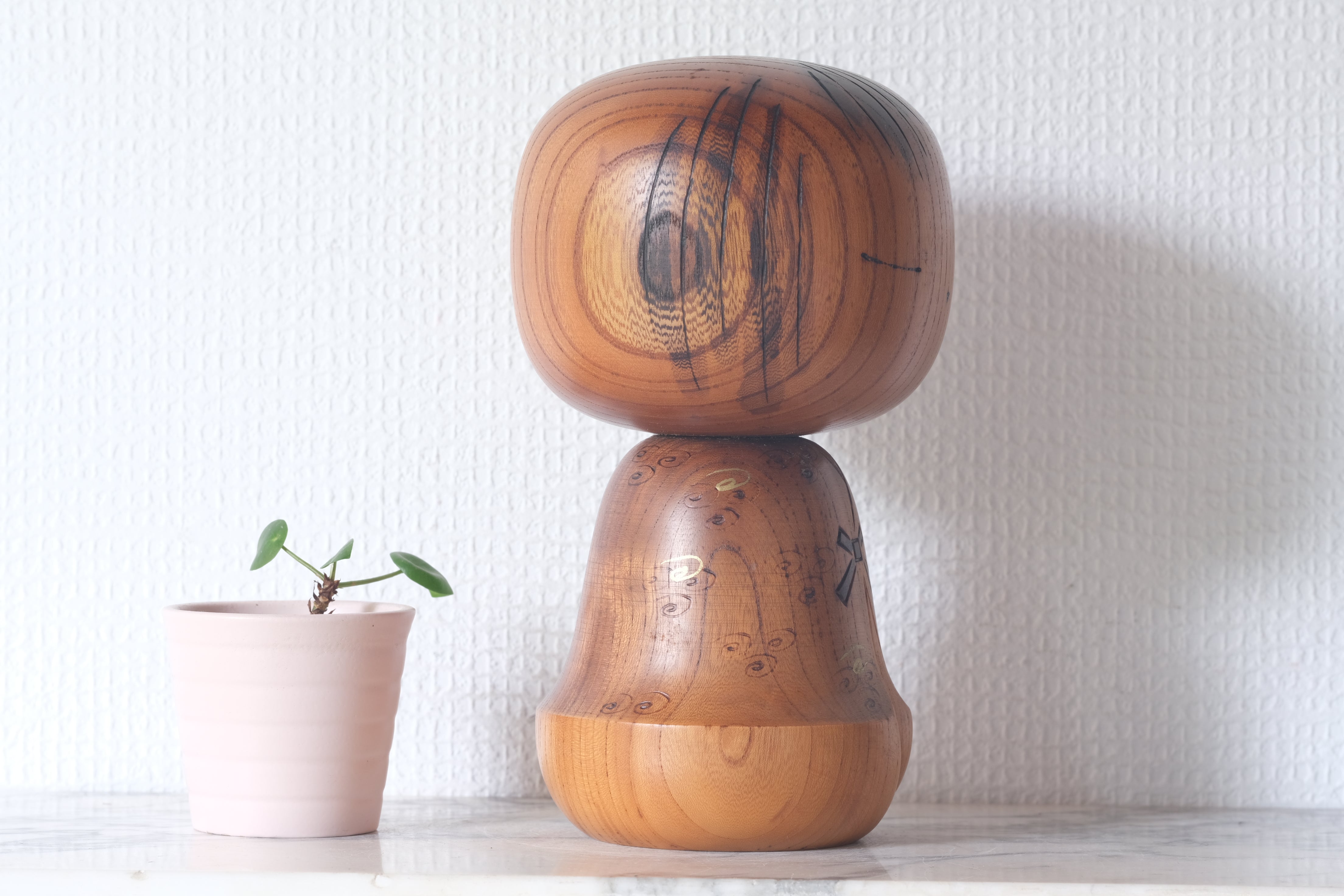 Rare Vintage Creative Kokeshi by Tsujita Ryozo 辻田亮三 (1923-) | 20 cm