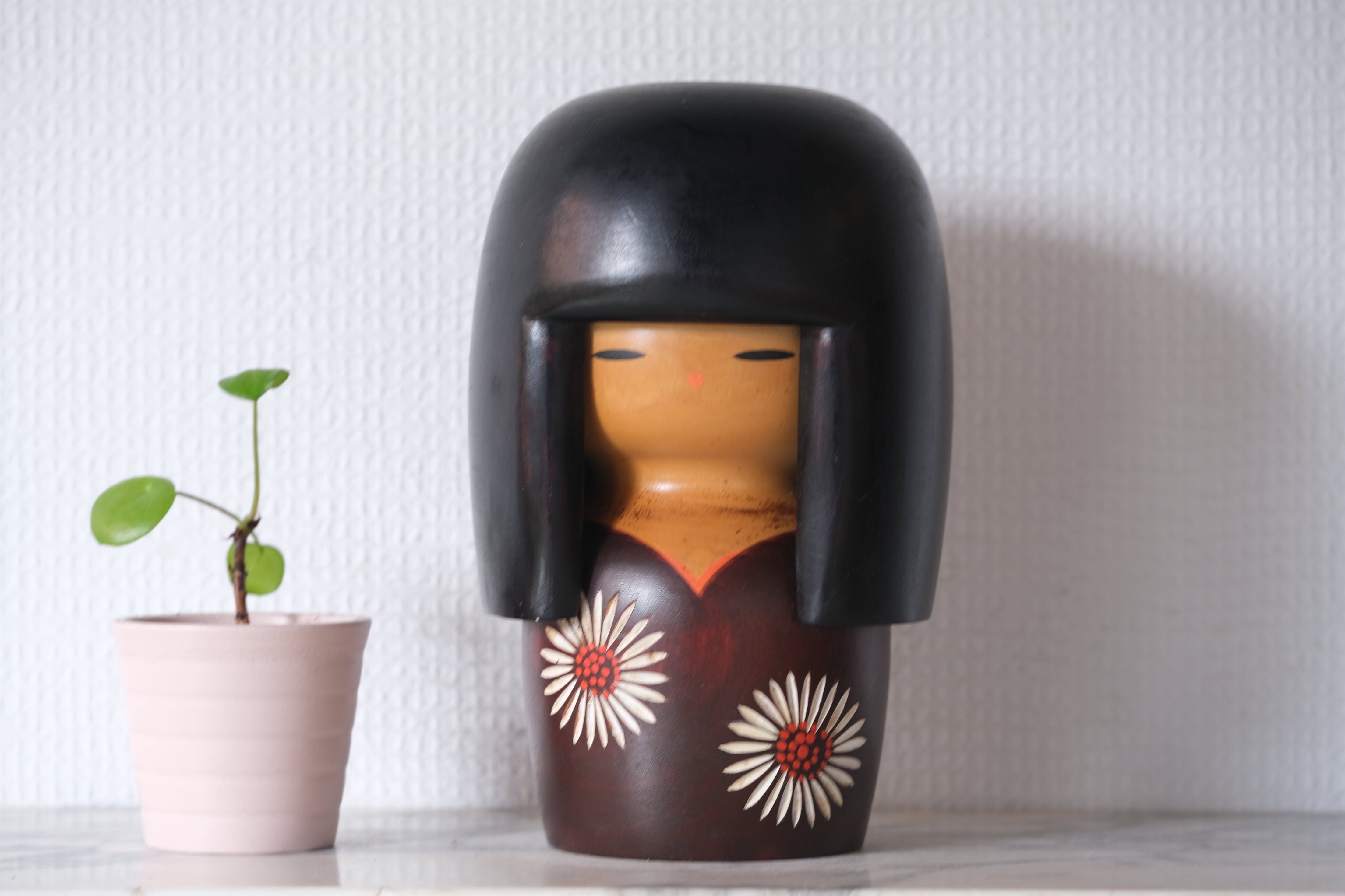 Rare Vintage Gumma Kokeshi by Aoki Ryoka (1931-) | 19,5 cm