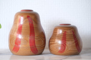 A pair of Vintage Daruma | 7,5 cm and 11 cm