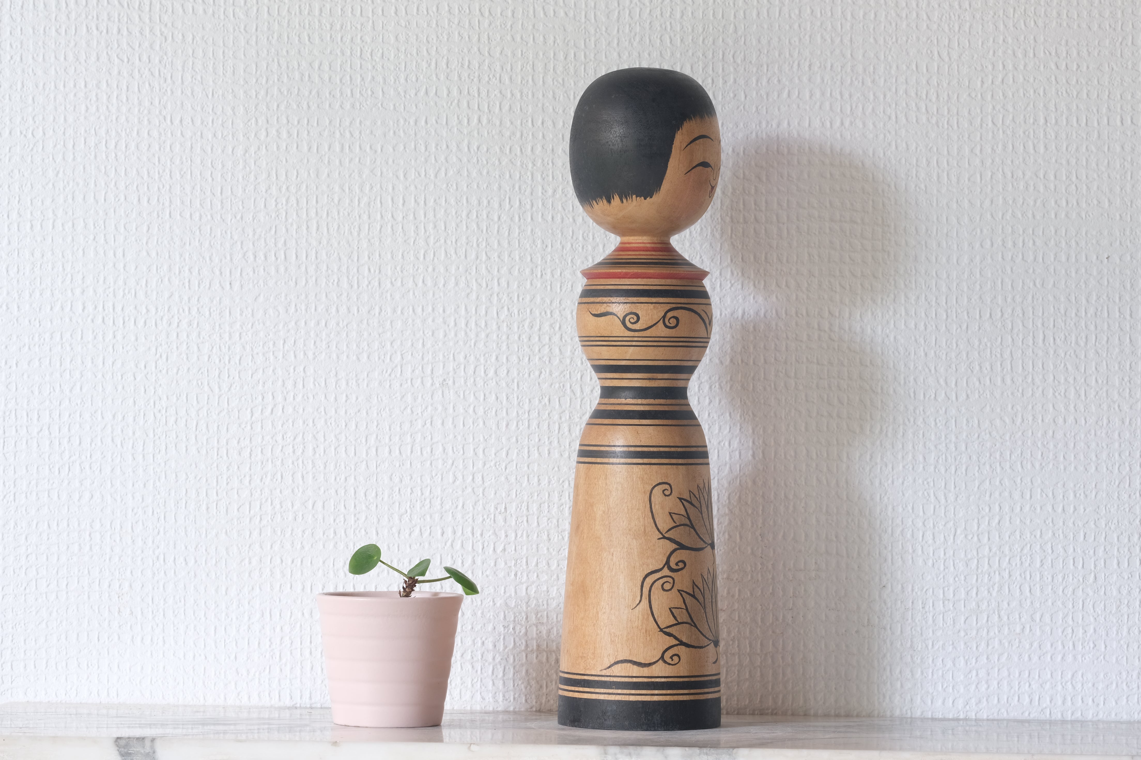 Rare Vintage Tsugaro Kokeshi | Dated: 1975 | 30 cm