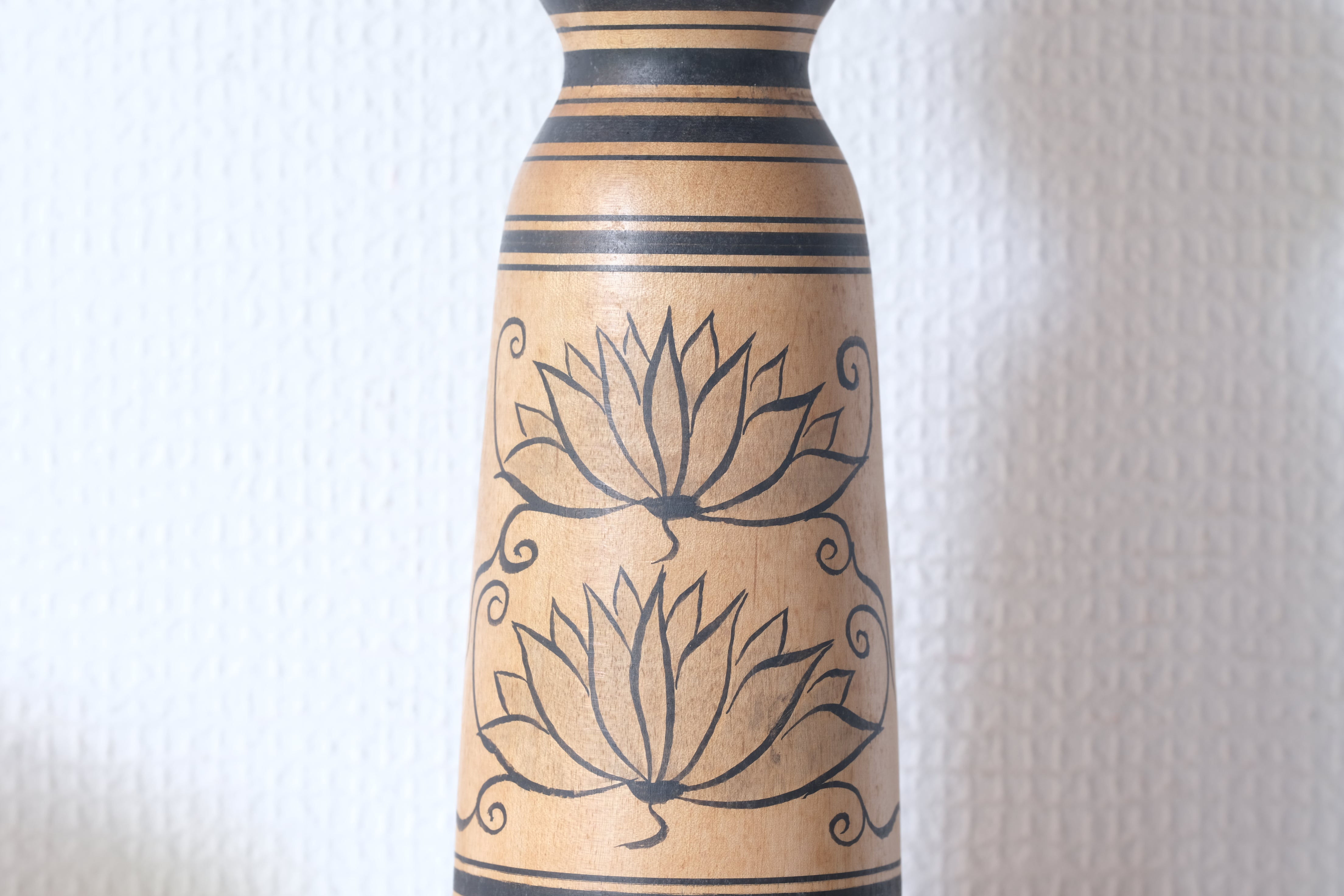 Rare Vintage Tsugaro Kokeshi | Dated: 1975 | 30 cm