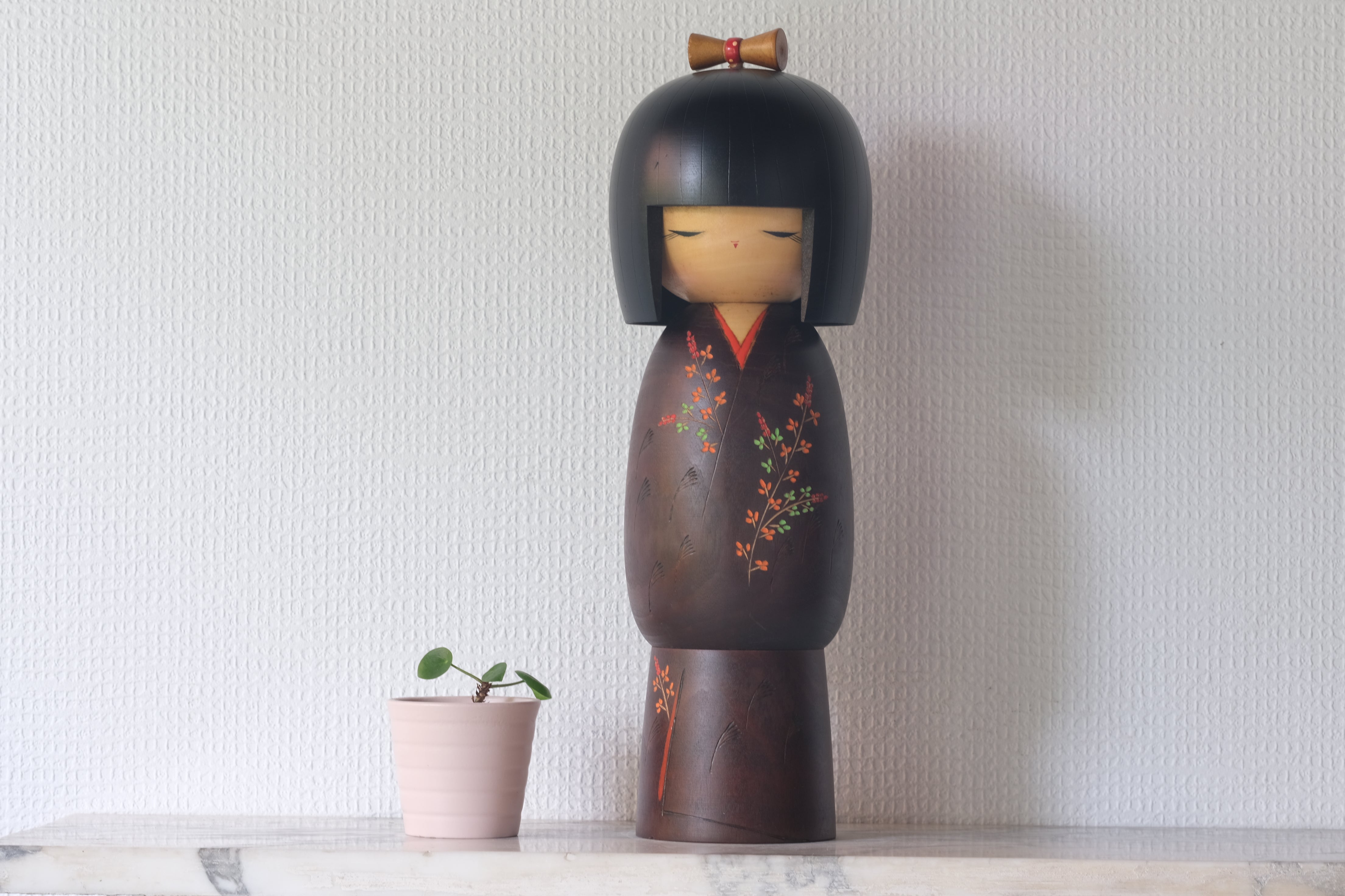 Vintage Gumma Kokeshi by Sadao Kishi 岸貞夫 (1932-1998) | 34,5 cm