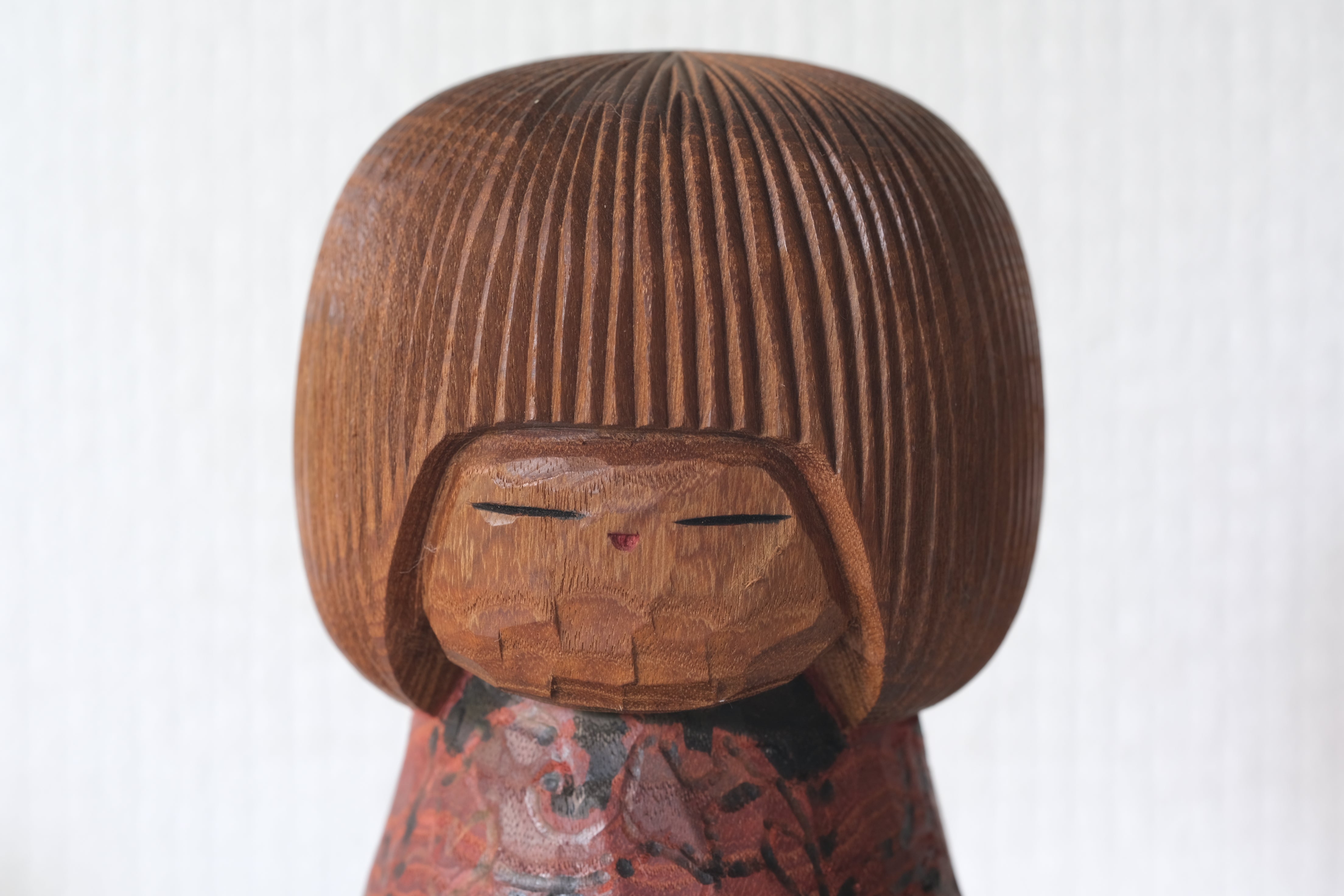 Exclusive Vintage Creative Kokeshi By Issetsu Kuribayashi (1924-2011) | With Original Box | 12 cm