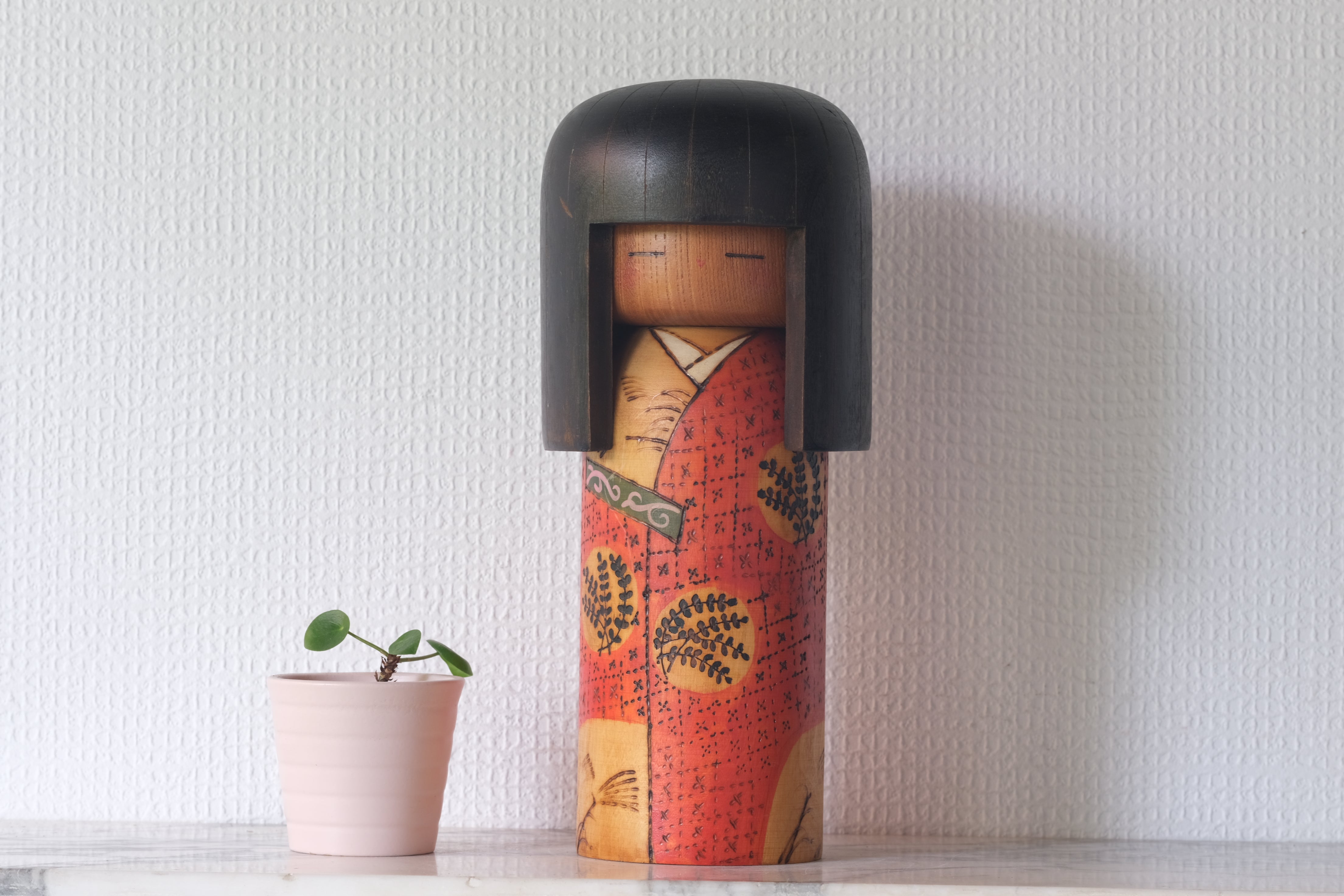 Vintage Gumma Kokeshi By Kazuo Takamizawa 高見沢一夫 (1927-) | 26 cm