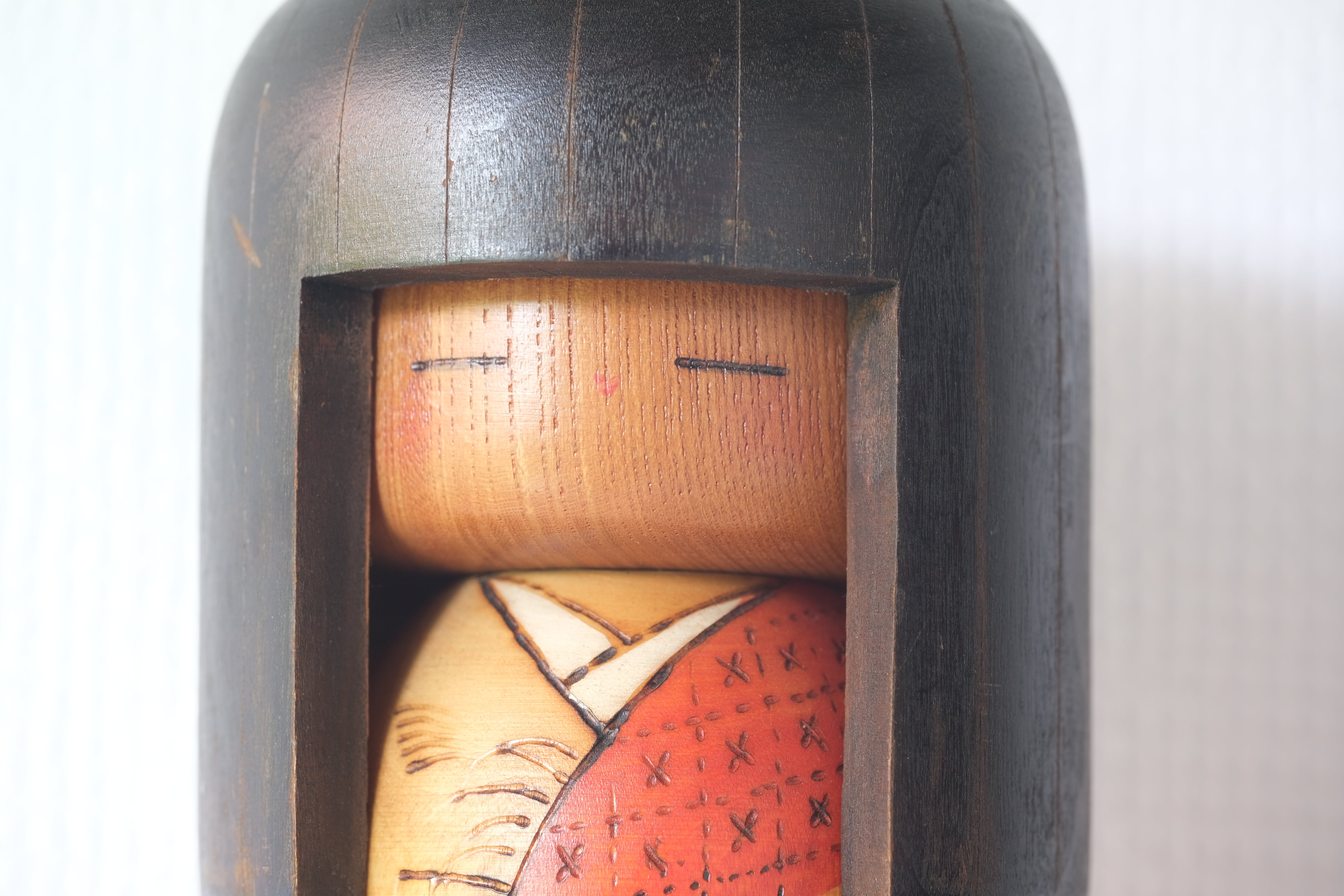 Vintage Gumma Kokeshi By Kazuo Takamizawa 高見沢一夫 (1927-) | 26 cm