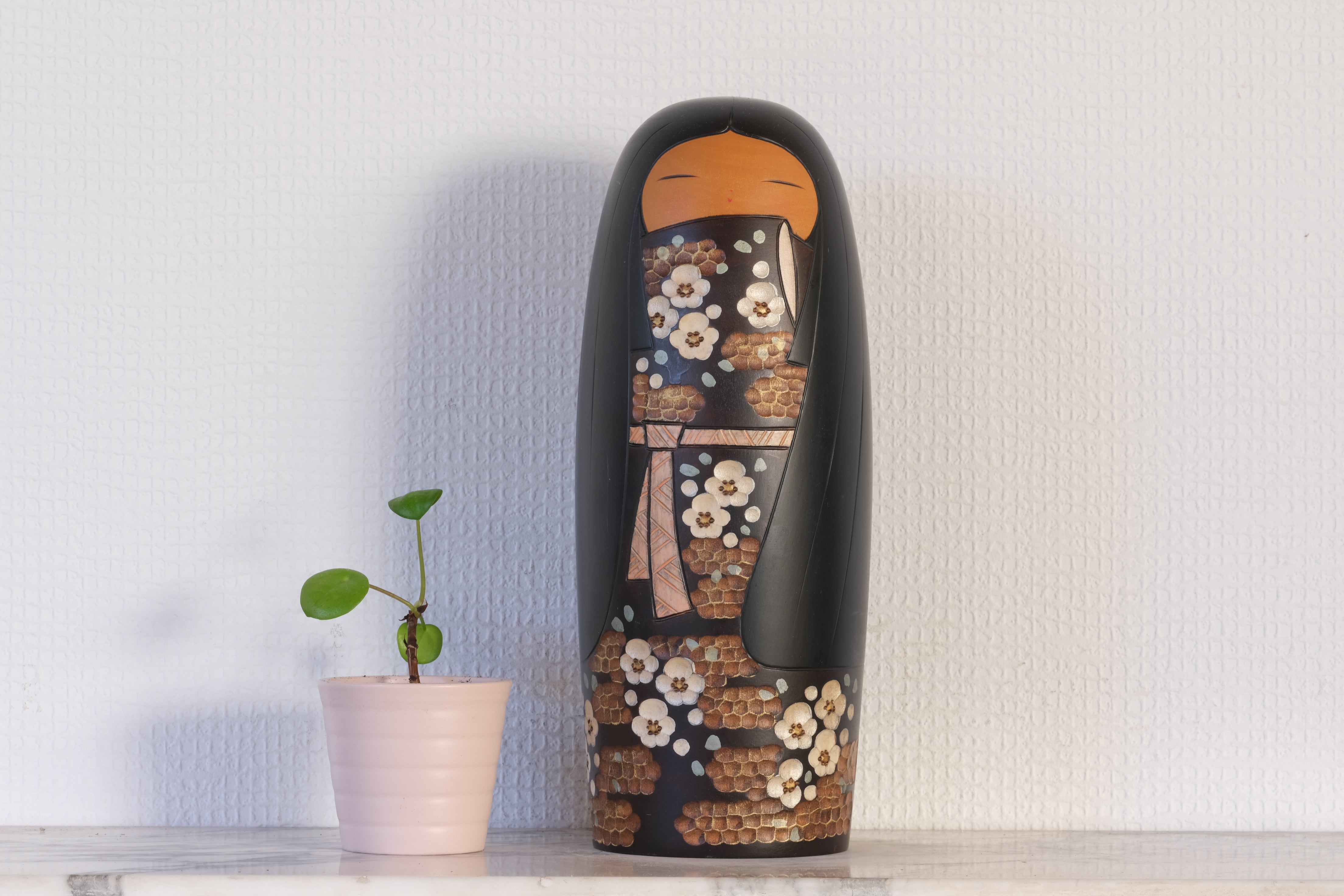 Exclusive Vintage Kokeshi By Kaoru Nozawa (1930-) | Titled: 深草 - Fukakusa | 25,5 cm