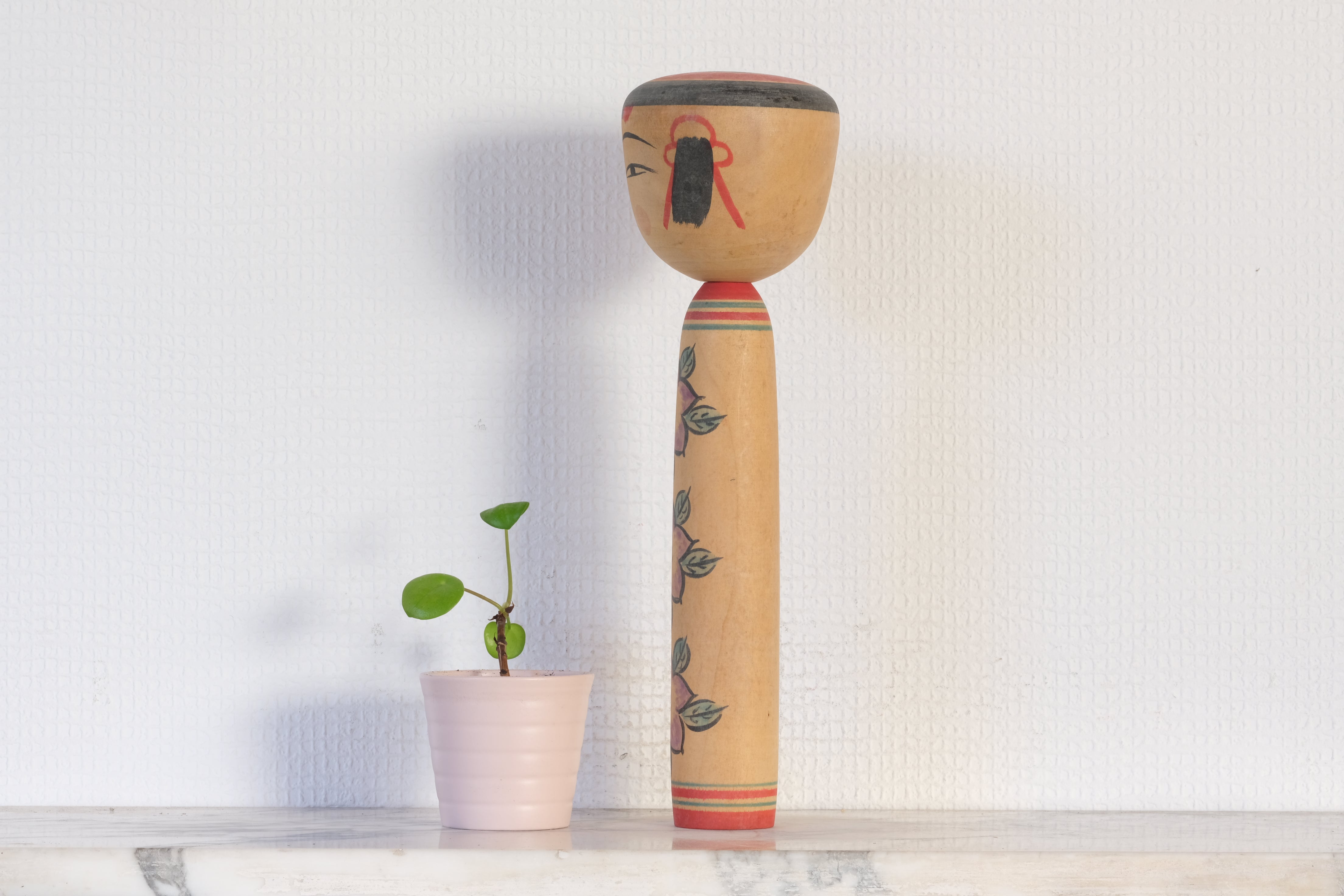 Rare Vintage Nakanosawa Kokeshi by Sanpei Haruo 三瓶春男 (1929-1987) | 29,5 cm