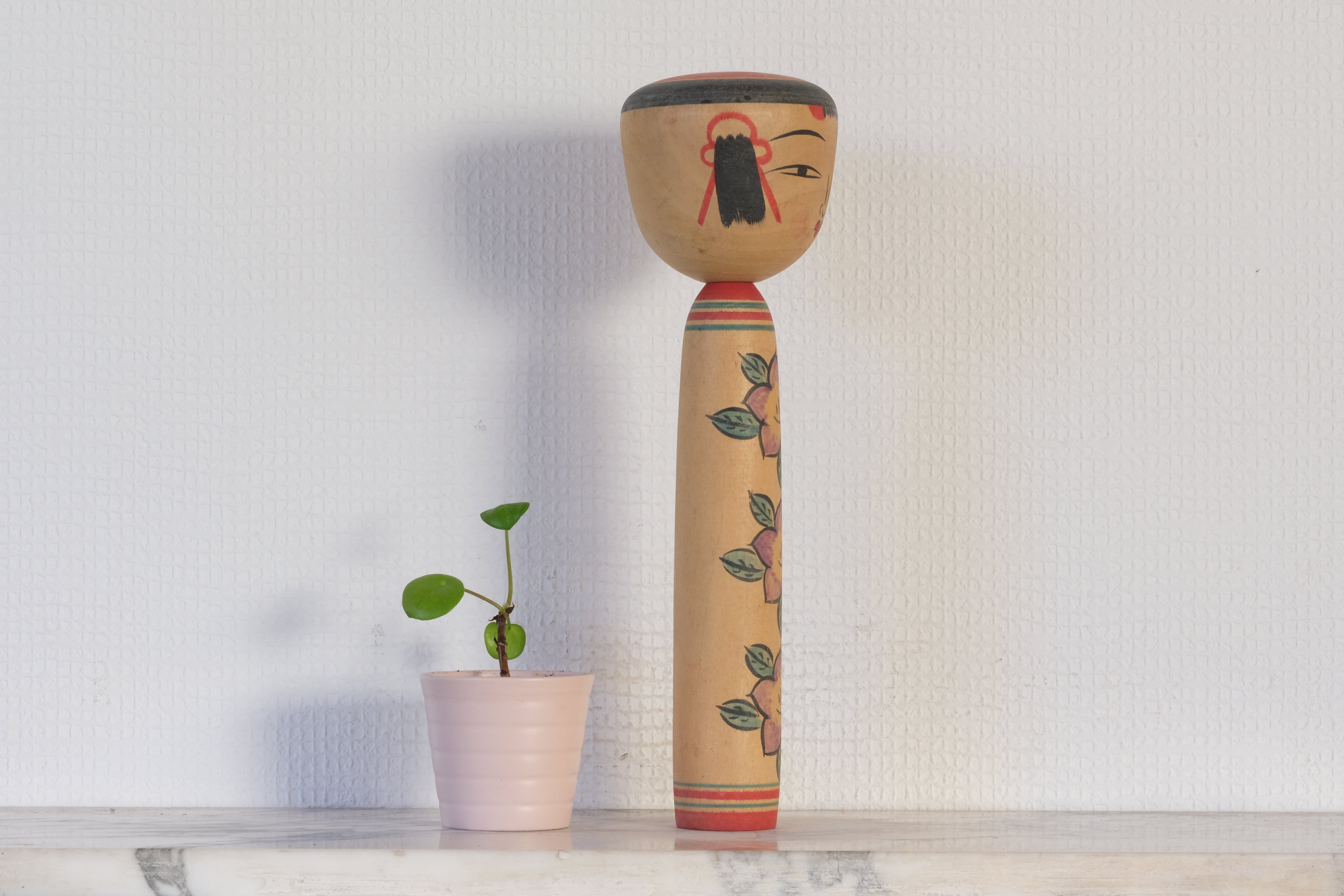 Rare Vintage Nakanosawa Kokeshi by Sanpei Haruo 三瓶春男 (1929-1987) | 29,5 cm