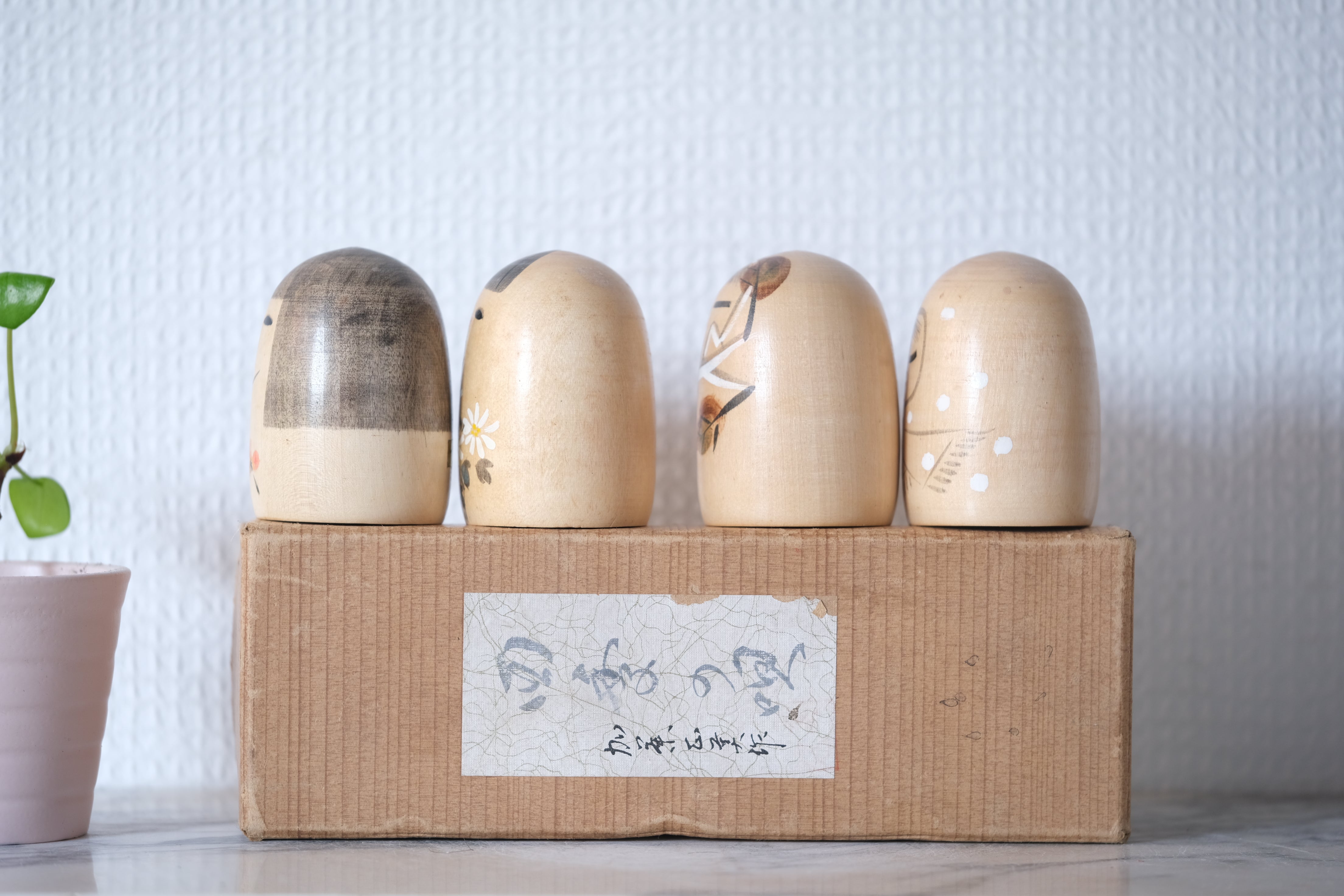 Four Season Vintage Kokeshi | With Original Box | 6 cm