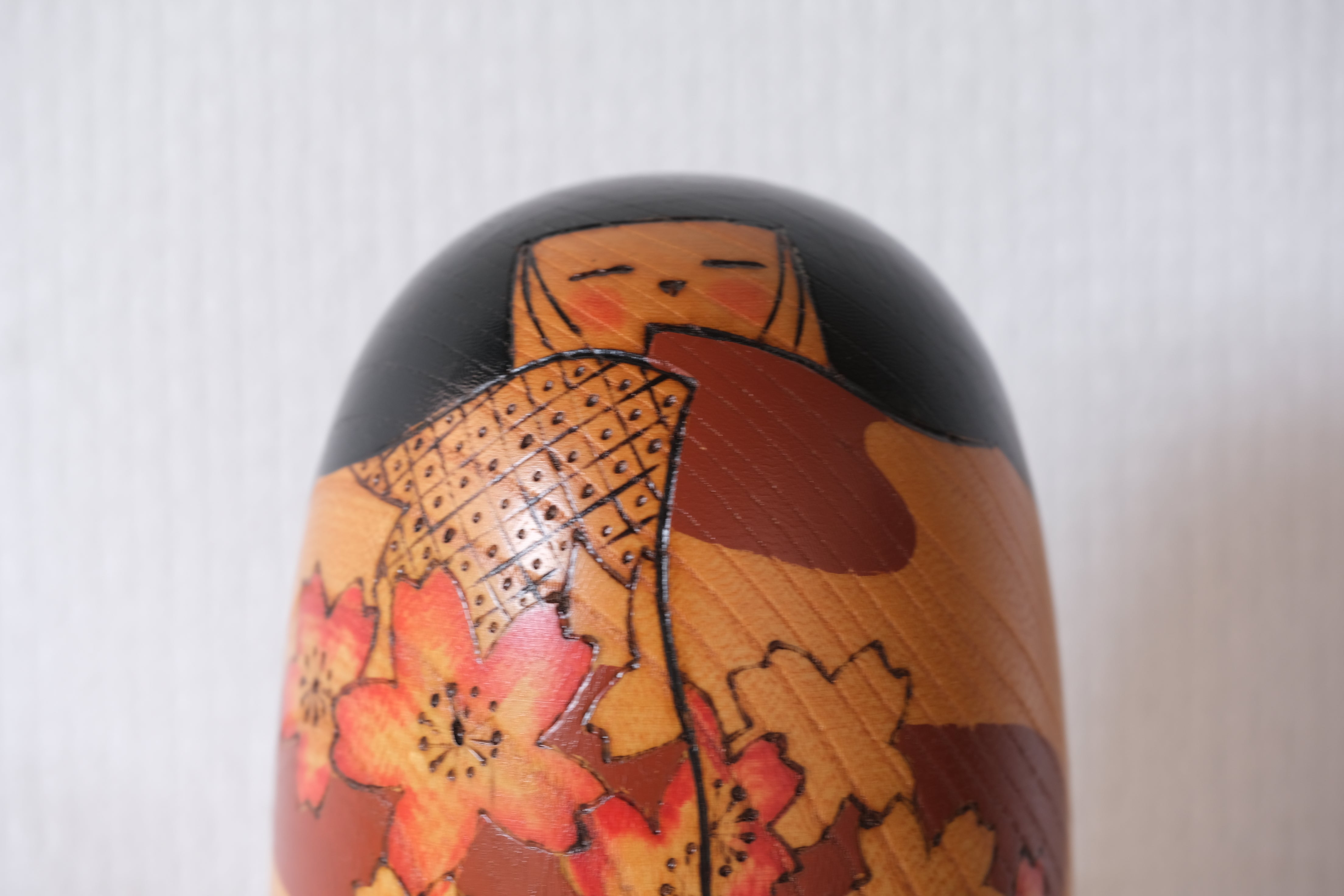 Vintage Gumma Kokeshi by Miyashita Hajime 宮下 はじめ (1940-) | With Original Box | 18,5 cm