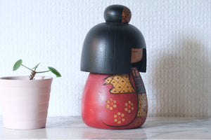 Rare Vintage Gumma Kokeshi By Kazuo Takamizawa 高見沢一夫 (1927-) | 14,5 cm