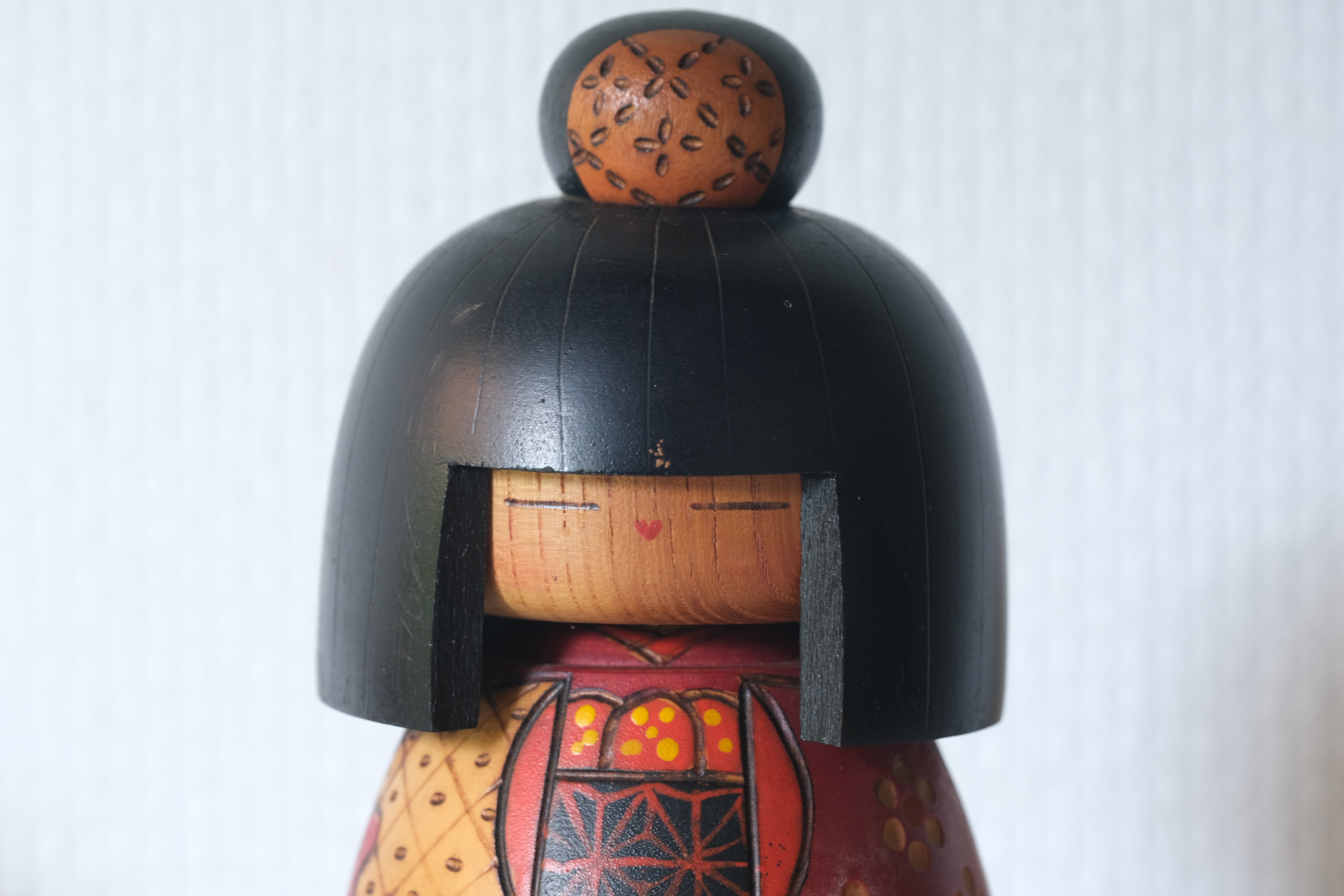 Rare Vintage Gumma Kokeshi By Kazuo Takamizawa 高見沢一夫 (1927-) | 14,5 cm