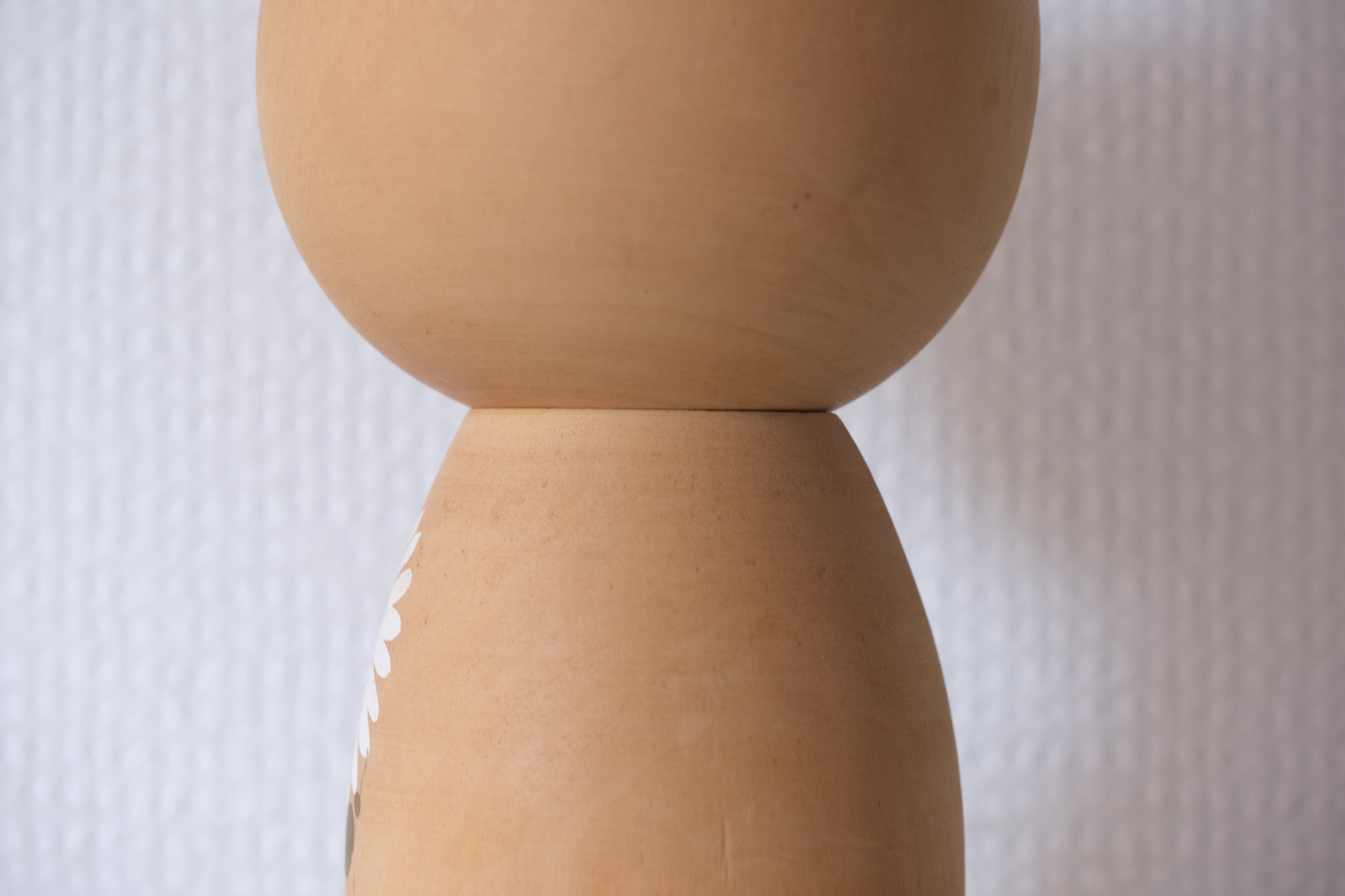 Cute Vintage Sosaku Kokeshi by Aoki Ryoka(1931-) | Titled: 'Daisy Princess' | 25,5 cm