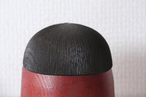 Exclusive Vintage Sosaku Kokeshi by Watanabe Yuji 渡辺雄二 (1951-) | Numbered:  7 out of 50 | 10 cm