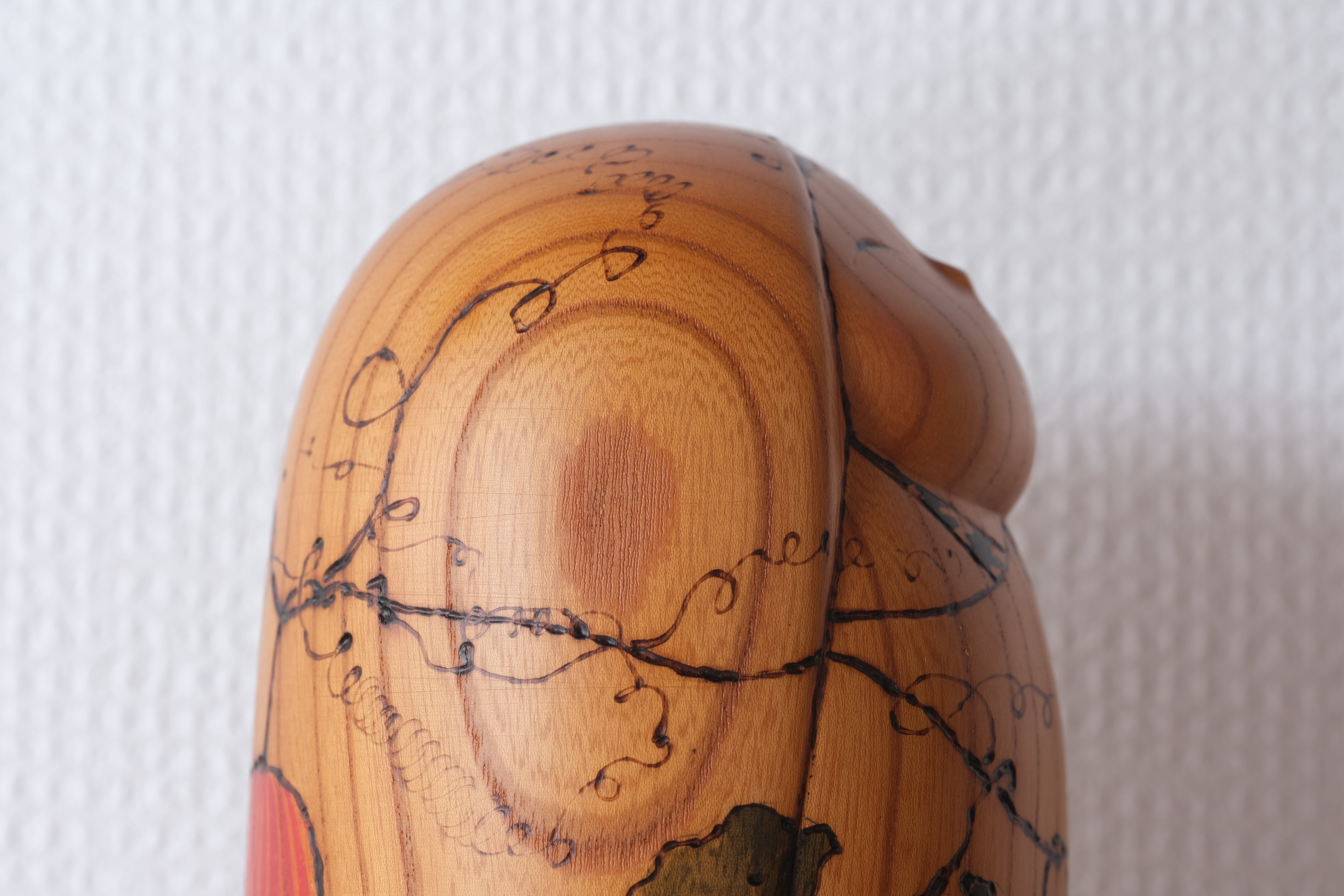 Exclusive Vintage Sosaku Kokeshi By Kato Tatsuo (1940-) | 25 cm