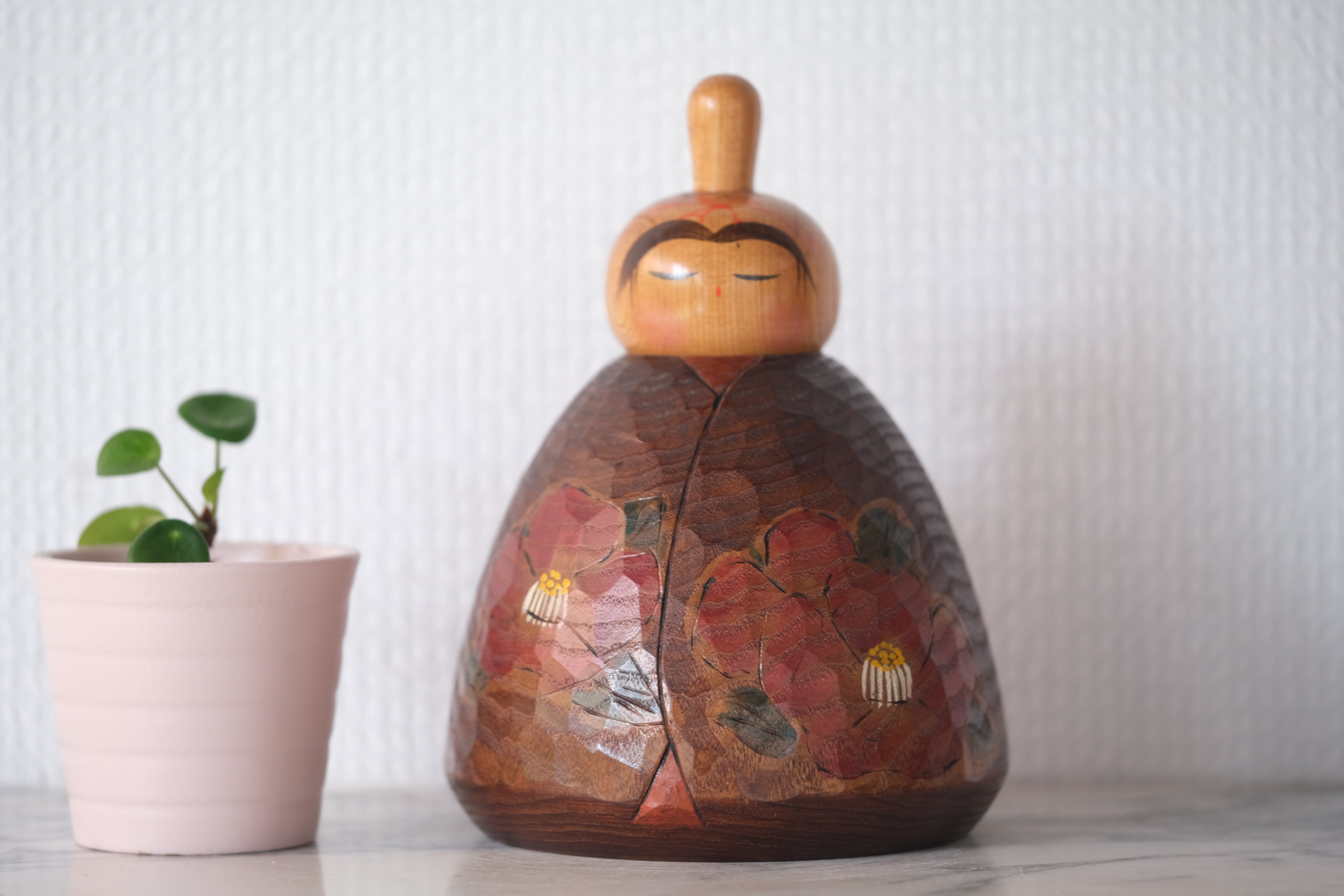 Exclusive Vintage Creative Kokeshi Attributed to Issetsu Kuribayashi 栗林 一雪 (1924-2011) | 15,5 cm