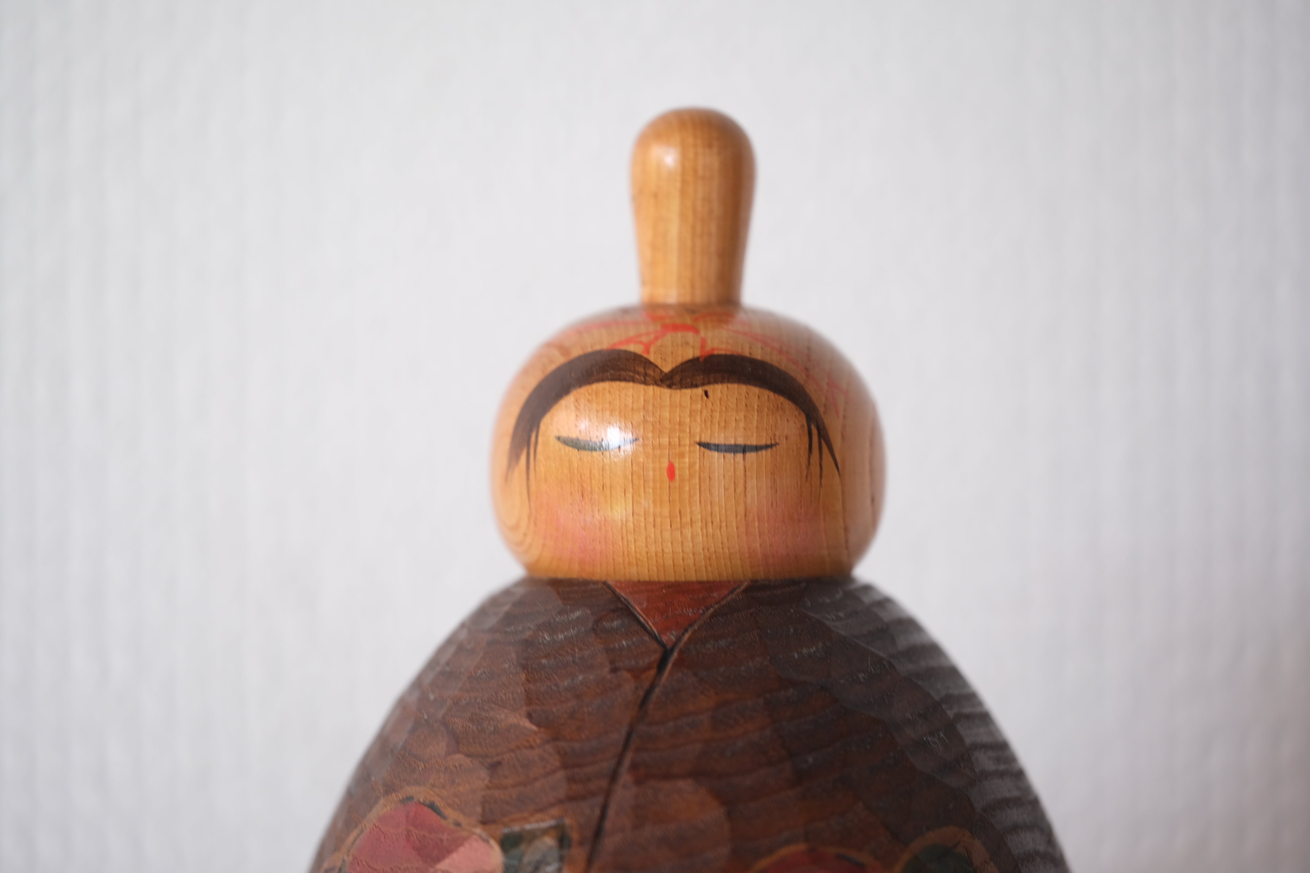 Exclusive Vintage Creative Kokeshi Attributed to Issetsu Kuribayashi 栗林 一雪 (1924-2011) | 15,5 cm