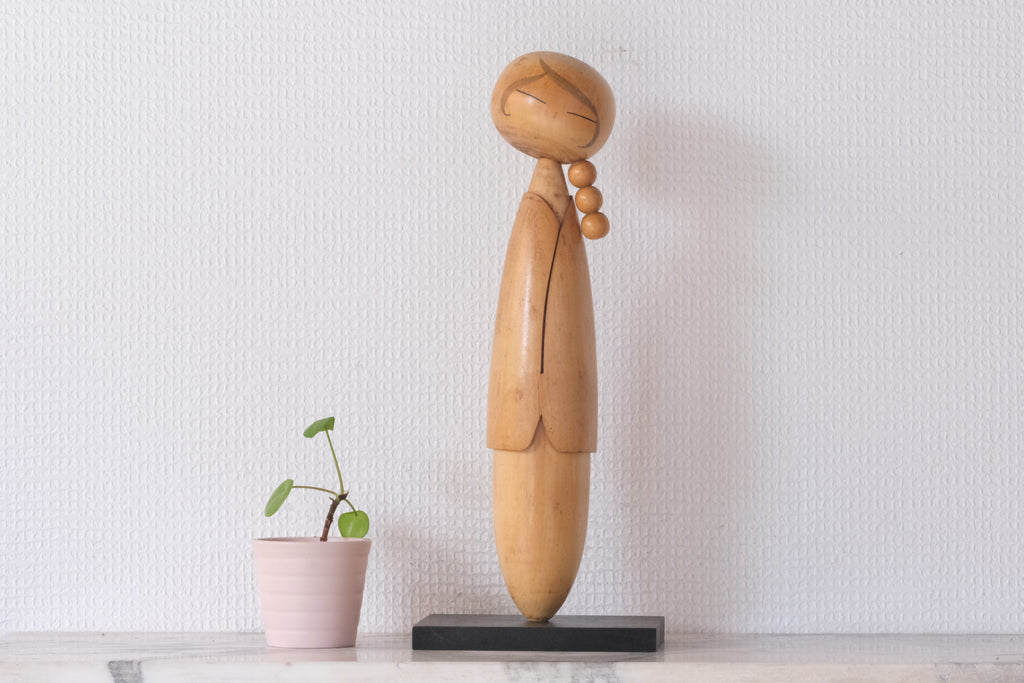 Exclusive Vintage Creative Kokeshi by the famous Shozan Shido 志形尚山 (1932-1995) | 33,5 cm